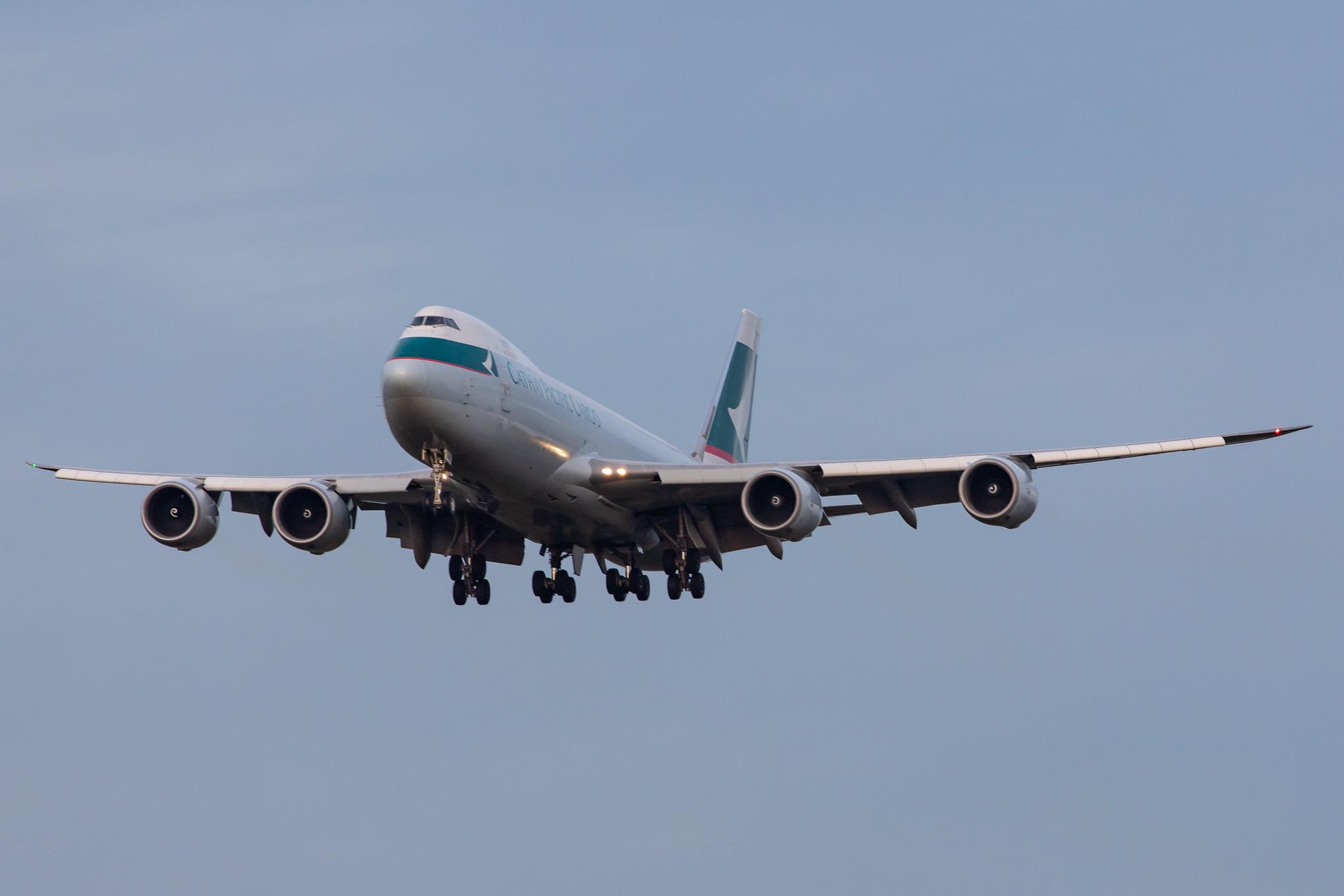 Frankfurt Airport: Cathay Pacific Cargo (CX / CPA) | Operator: Cathay Pacific |  Boeing 747-867(F) B748 | B-LJK | MSN 43394