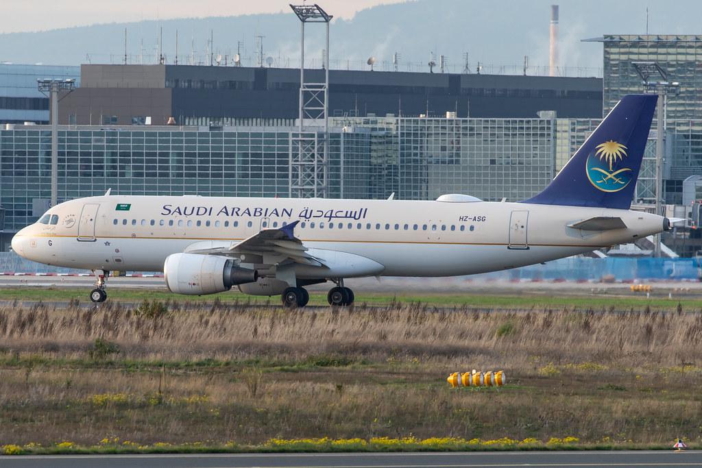 Frankfurt Airport: Saudia (SV / SVA) |  Airbus A320-214 A320 | HZ-ASG | MSN 5223