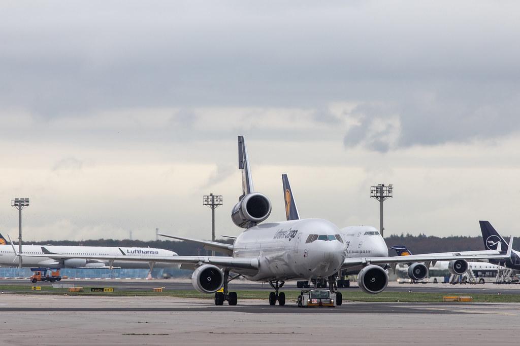 Frankfurt Airport: Lufthansa Cargo (/ GEC) |  McDonnell Douglas MD-11F MD11 | D-ALCC | MSN 48783