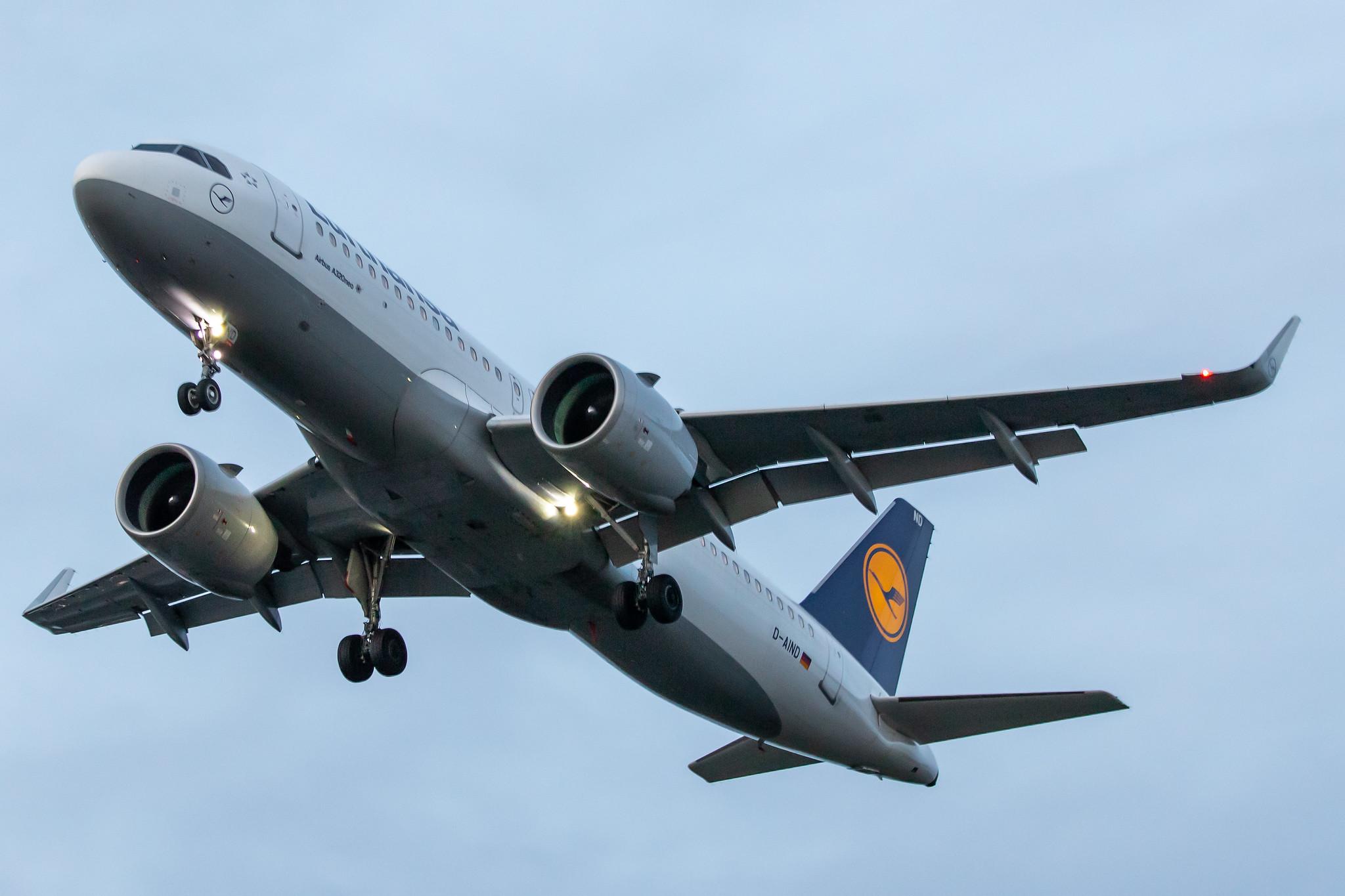 Frankfurt Airport: Lufthansa (LH / DLH) |  Airbus A320-271N A20N | D-AIND | MSN 7078
