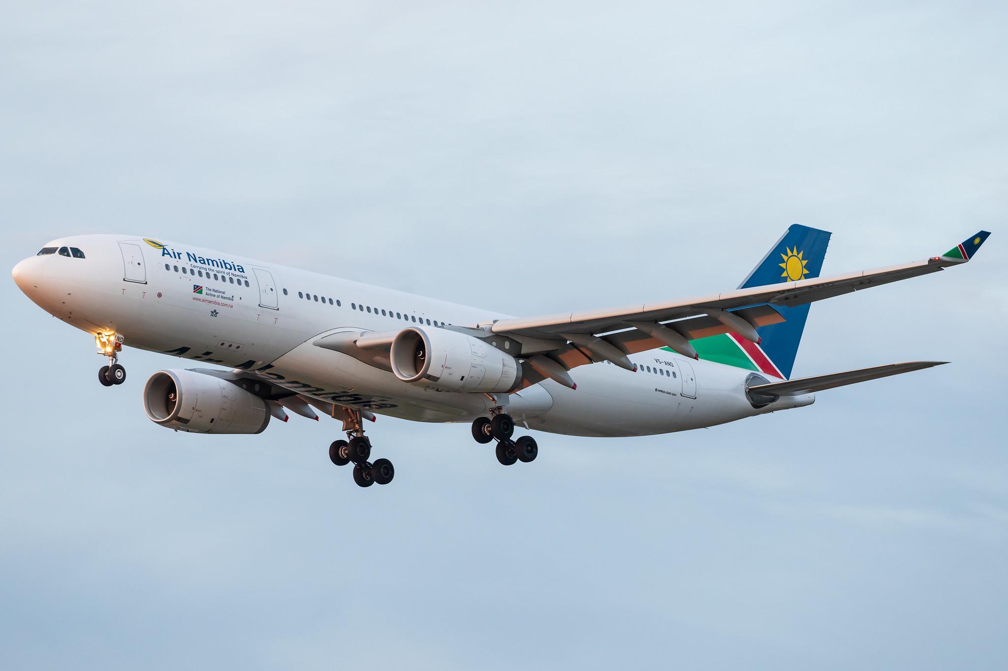 Frankfurt Airport: Air Namibia (SW / NMB) |  Airbus A330-243 A332 | V5-ANO | MSN 1451