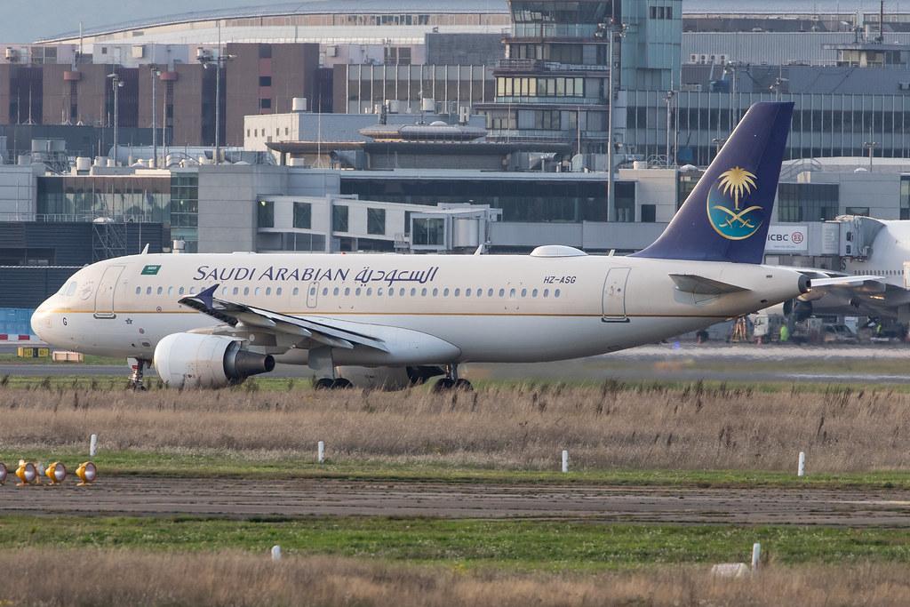 Frankfurt Airport: Saudia (SV / SVA) |  Airbus A320-214 A320 | HZ-ASG | MSN 5223