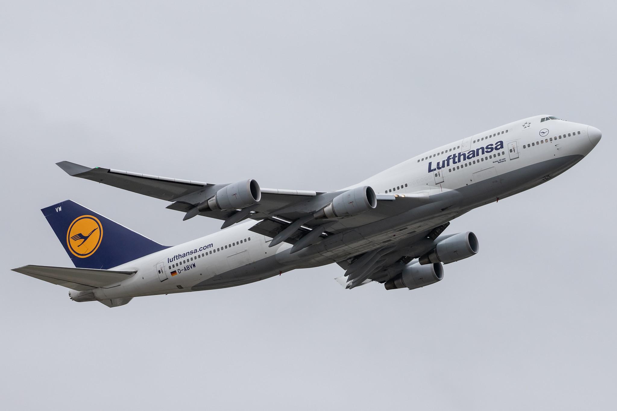 Frankfurt Airport: Lufthansa (LH / DLH) |  Boeing 747-430 B744 | D-ABVW | MSN 29493