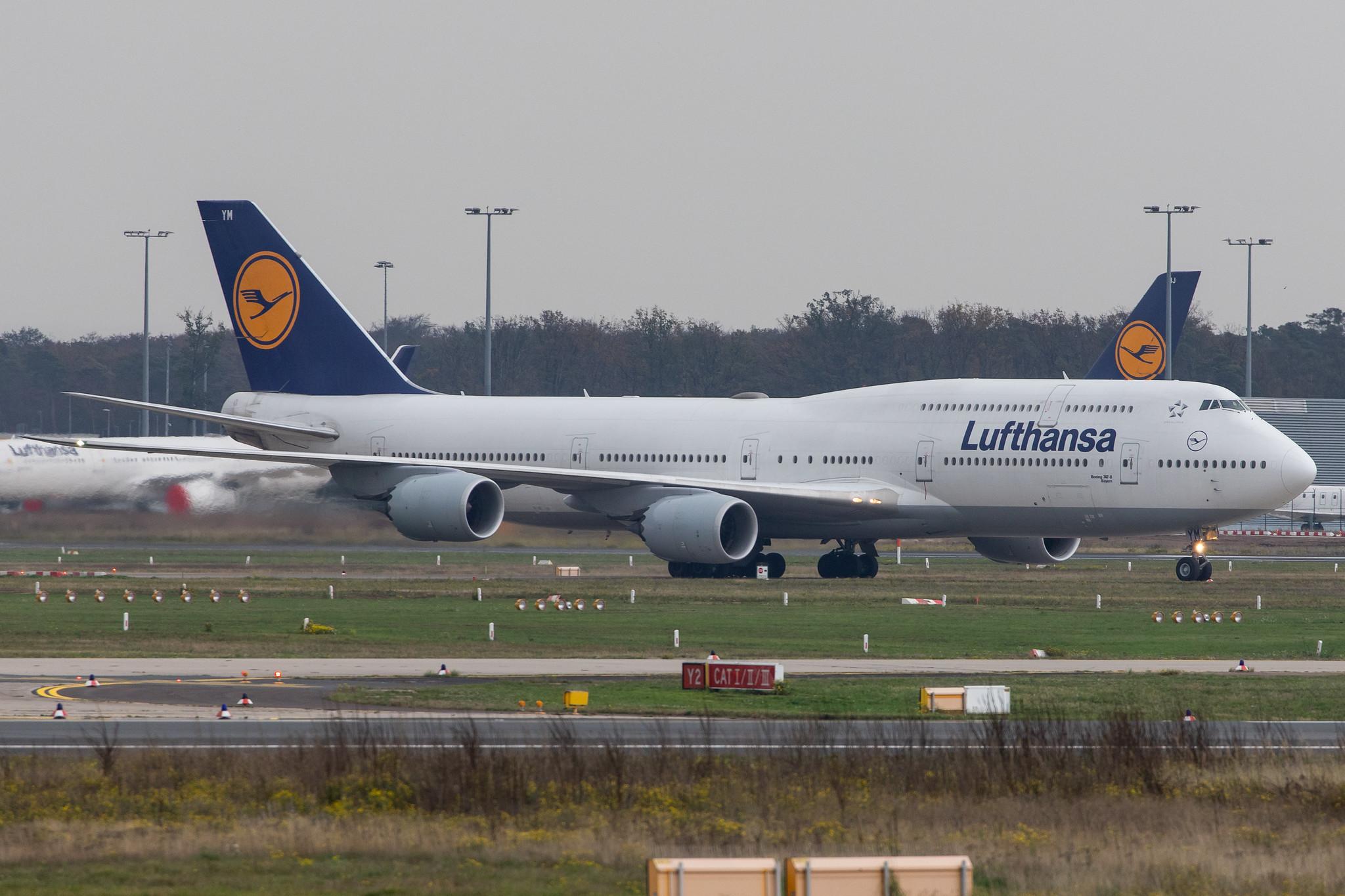 Frankfurt Airport: Lufthansa (LH / DLH) |  Boeing 747-830 B748 | D-ABYM | MSN 37837