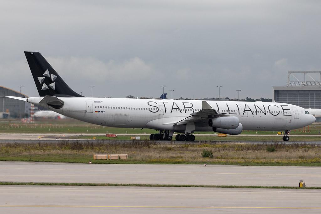 Frankfurt Airport: Lufthansa (LH / DLH) |  Livery: Star Alliance Livery |  Airbus A340-313 A343 | D-AIFF | MSN 0447