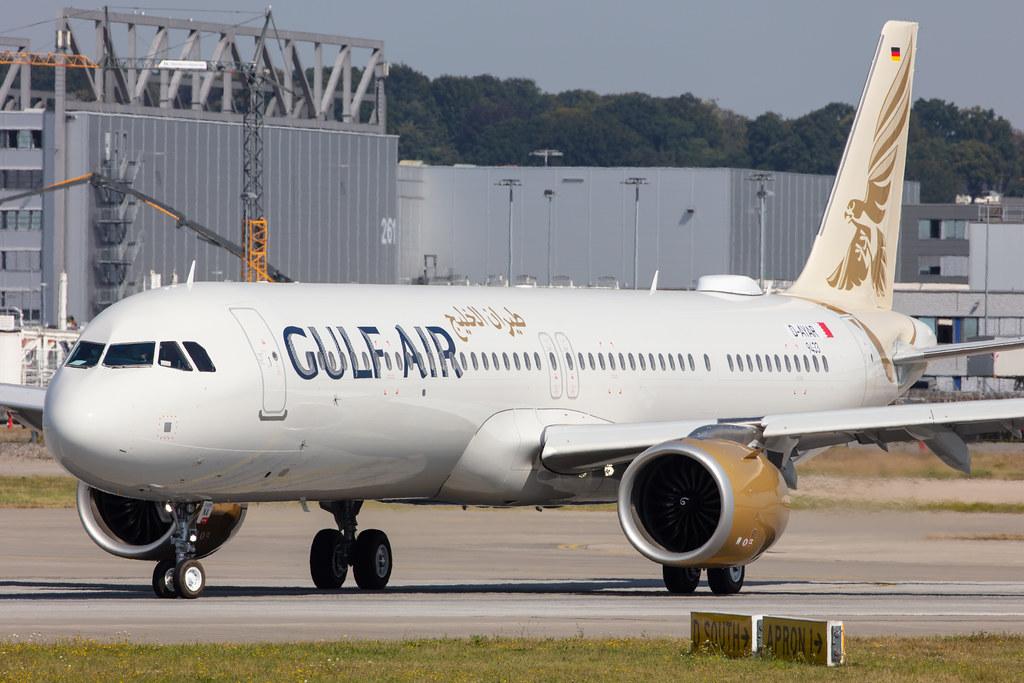 Hamburg Finkenwerder: Gulf Air (GF / GFA) |  Airbus A321-253NX A21N | D-AYAR (A9C-NA) | MSN 9433