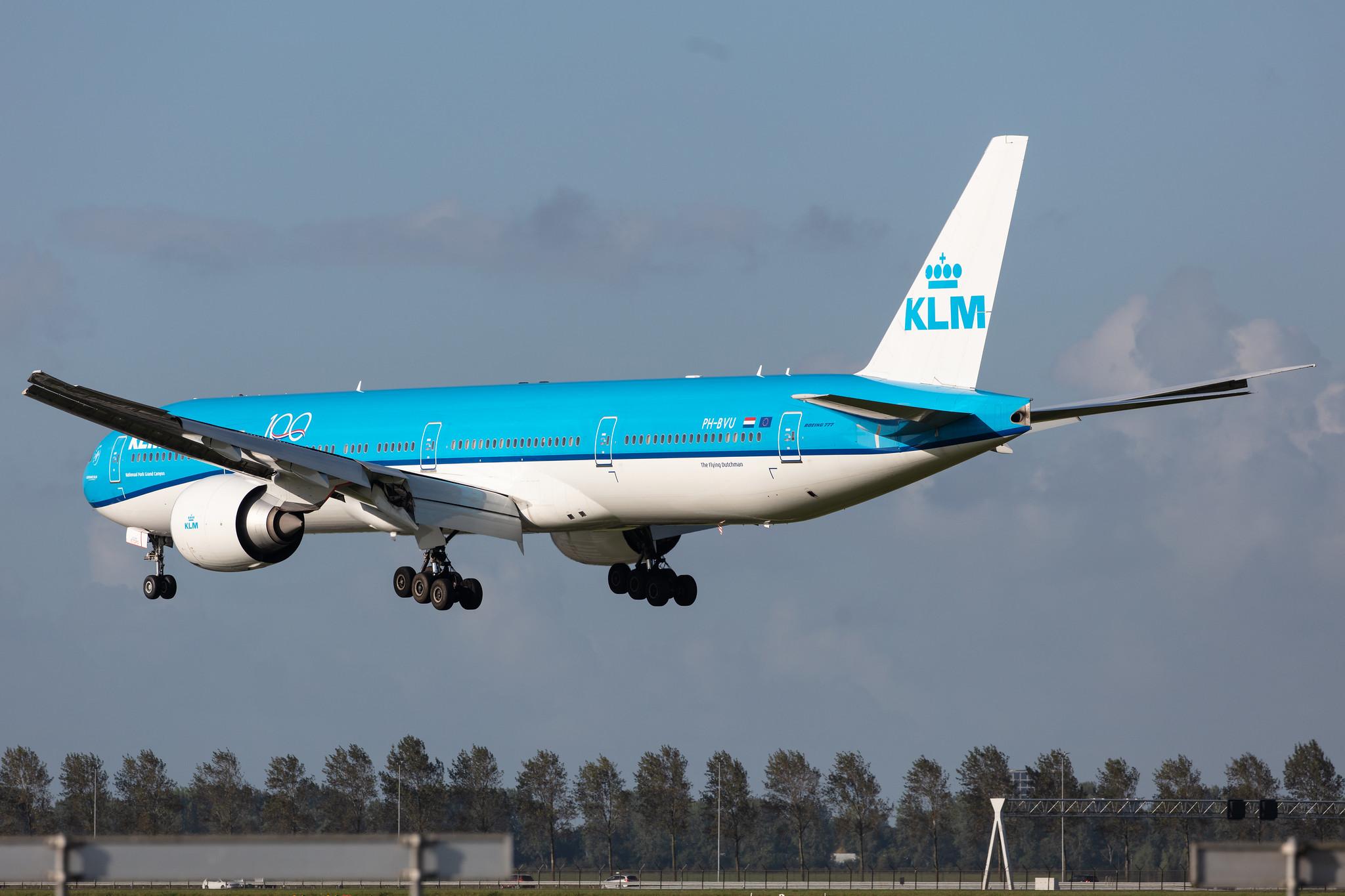 Amsterdam Airport Schiphol: KLM (KL / KLM) |  Boeing 777-306(ER) B77W | PH-BVU | MSN 61702