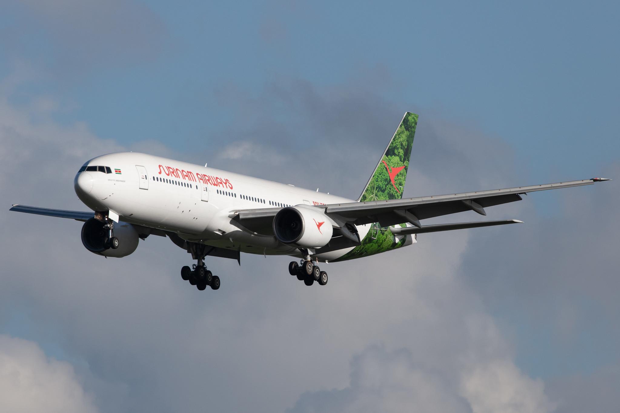 Amsterdam Airport Schiphol: Surinam Airways (PY / SLM) |  Boeing 777-212(ER) B772 | PZ-TCU | MSN 32336