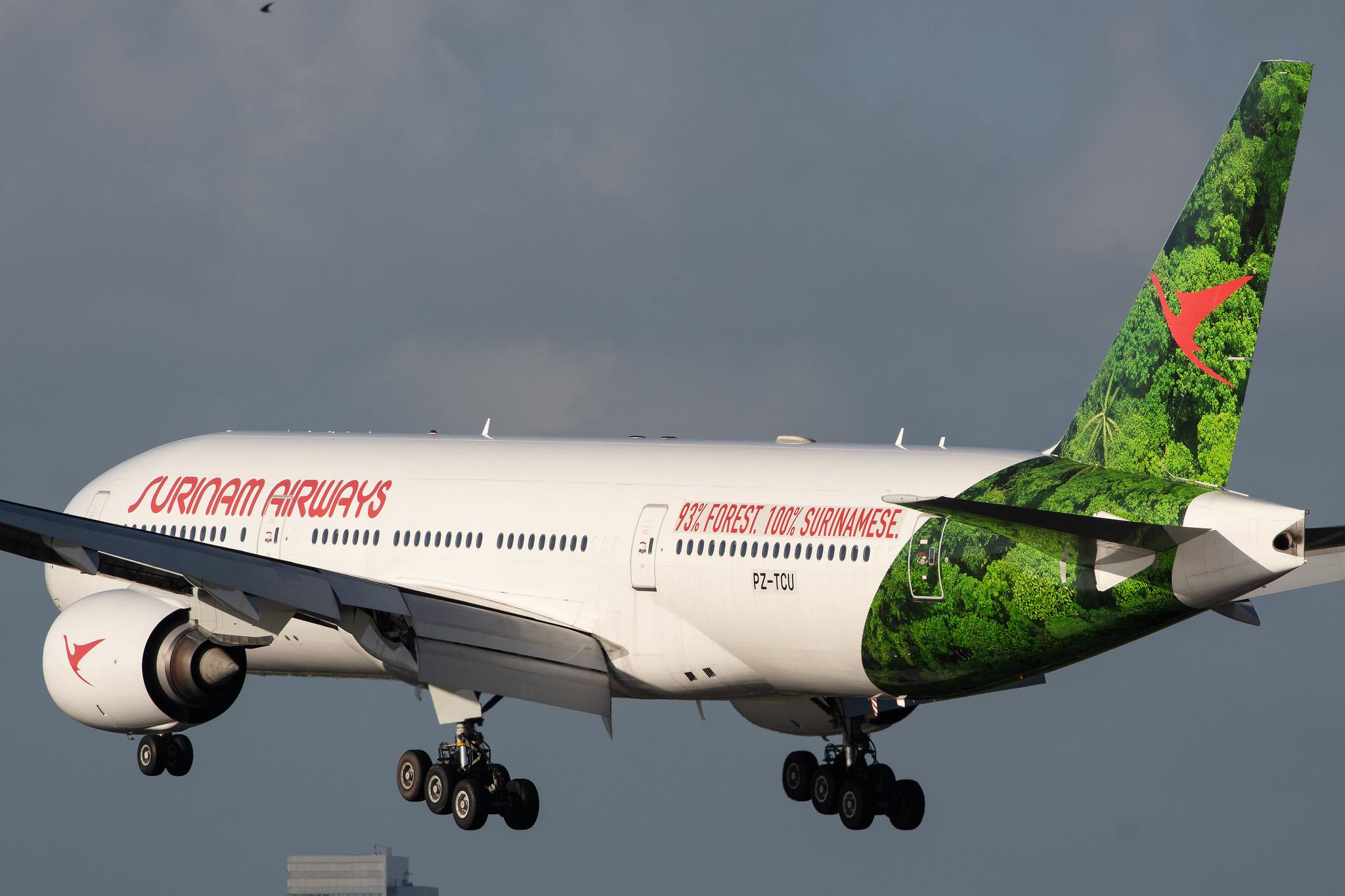 Amsterdam Airport Schiphol: Surinam Airways (PY / SLM) |  Boeing 777-212(ER) B772 | PZ-TCU | MSN 32336
