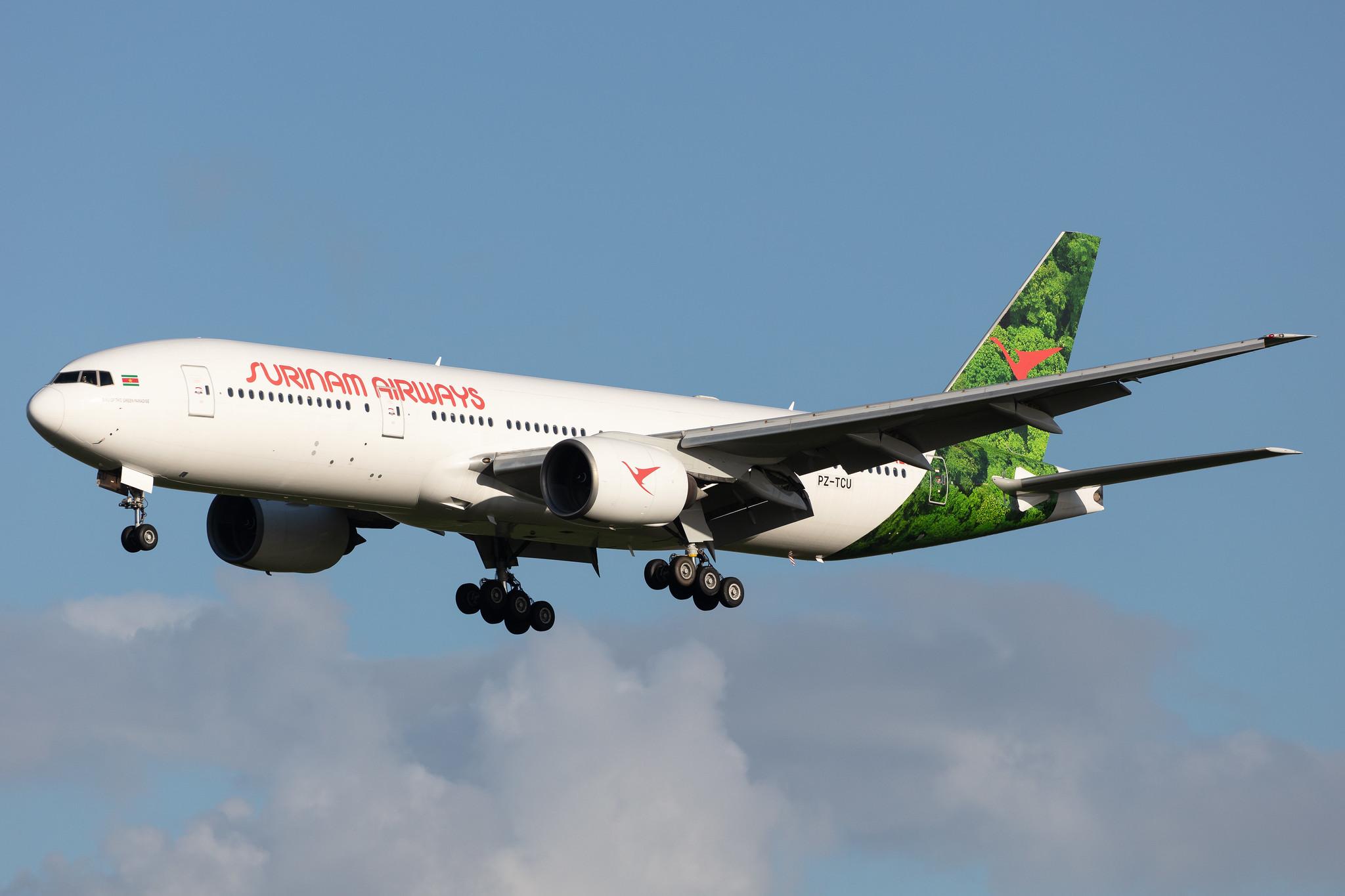 Amsterdam Airport Schiphol: Surinam Airways (PY / SLM) |  Boeing 777-212(ER) B772 | PZ-TCU | MSN 32336