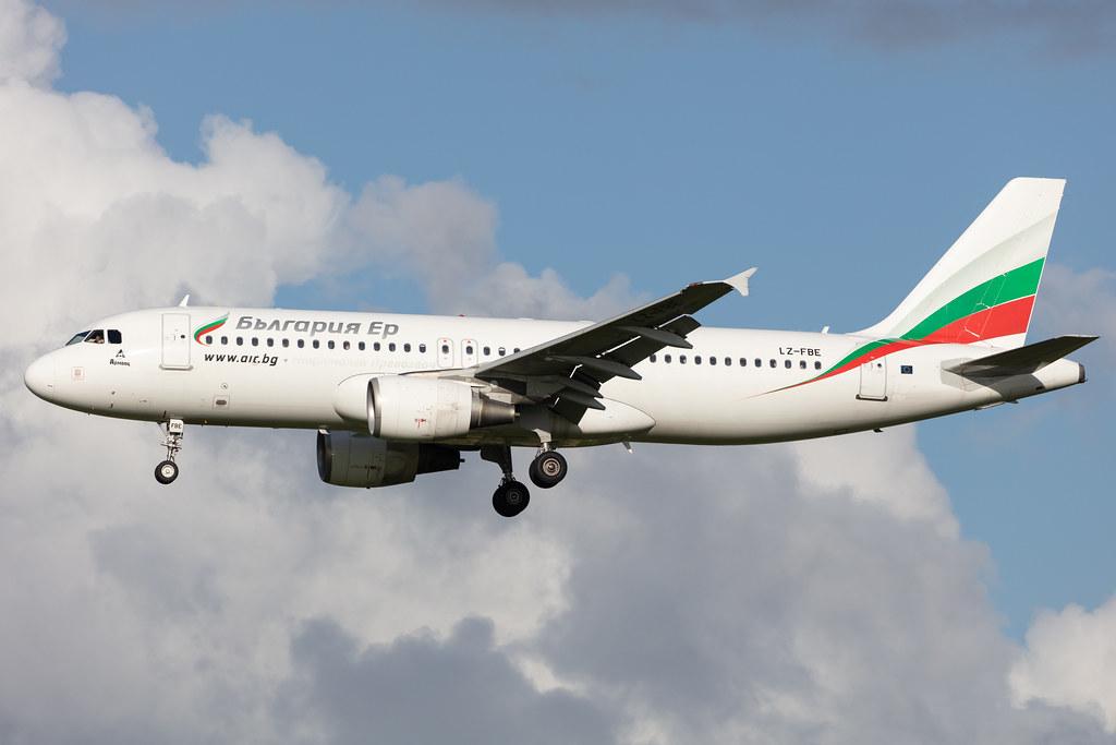 Amsterdam Airport Schiphol: Bulgaria Air (FB / LZB) |  Airbus A320-214 A320 | LZ-FBE | MSN 3780