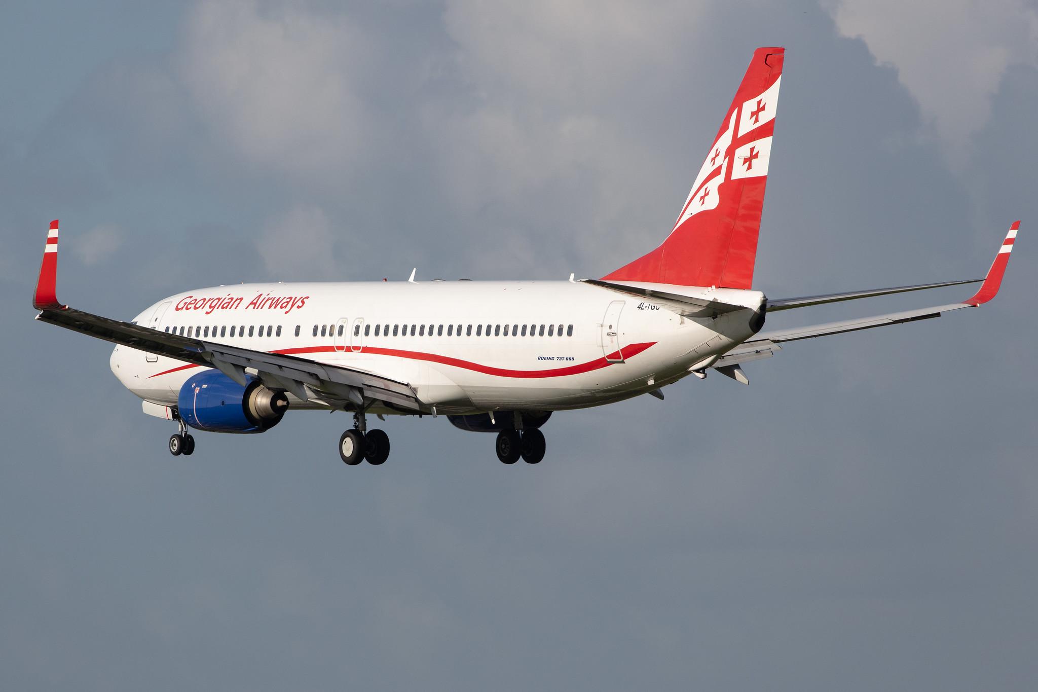 Amsterdam Airport Schiphol: Georgian Airways (A9 / TGZ) |  Boeing 737-8FH B738 | 4L-TGC | MSN 35092