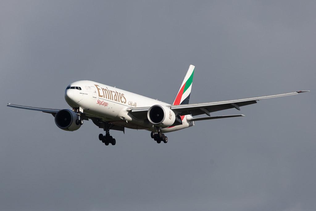 Amsterdam Airport Schiphol: Emirates SkyCargo (EK / UAE) | Operator: Emirates |  Boeing 777-F1H B77L | A6-EFH | MSN 35608