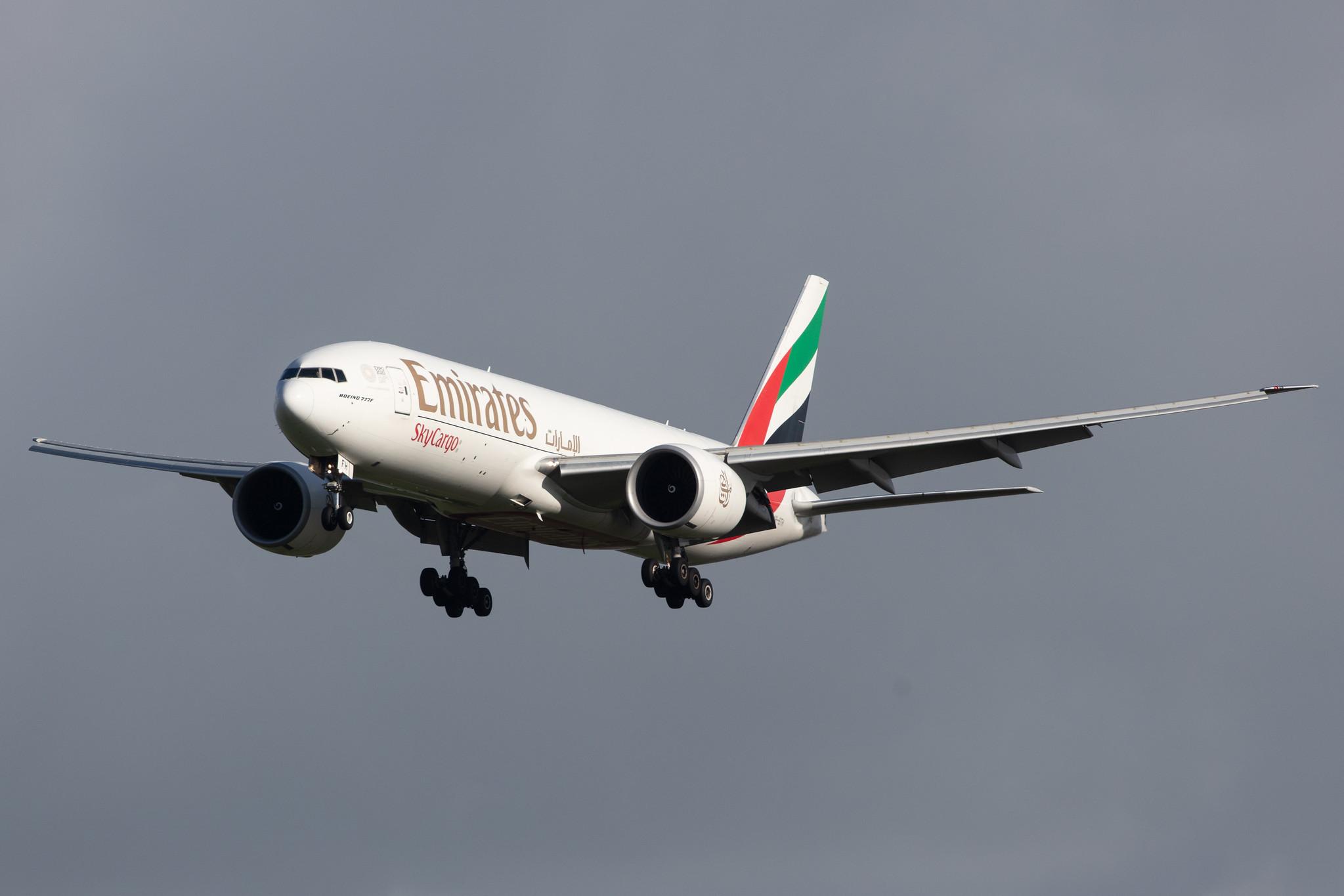 Amsterdam Airport Schiphol: Emirates SkyCargo (EK / UAE) | Operator: Emirates |  Boeing 777-F1H B77L | A6-EFH | MSN 35608