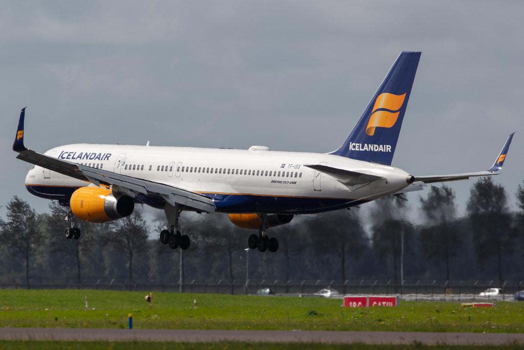 Amsterdam Airport Schiphol: Icelandair (FI / ICE) |  Boeing 757-223 B752 | TF-ISS | MSN 27447