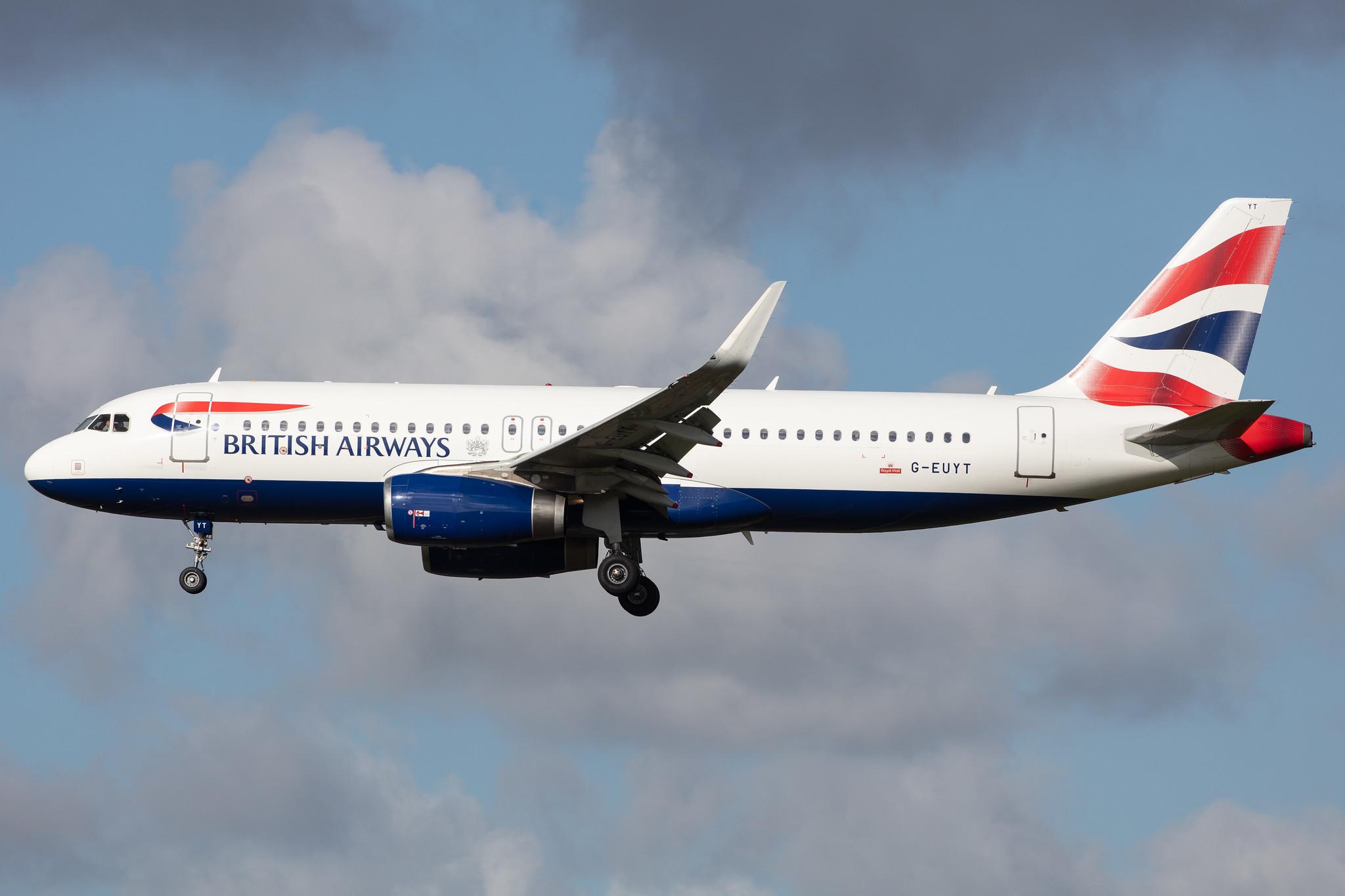 Amsterdam Airport Schiphol: British Airways (BA / BAW) |  Airbus A320-232 A320 | G-EUYT | MSN 5985