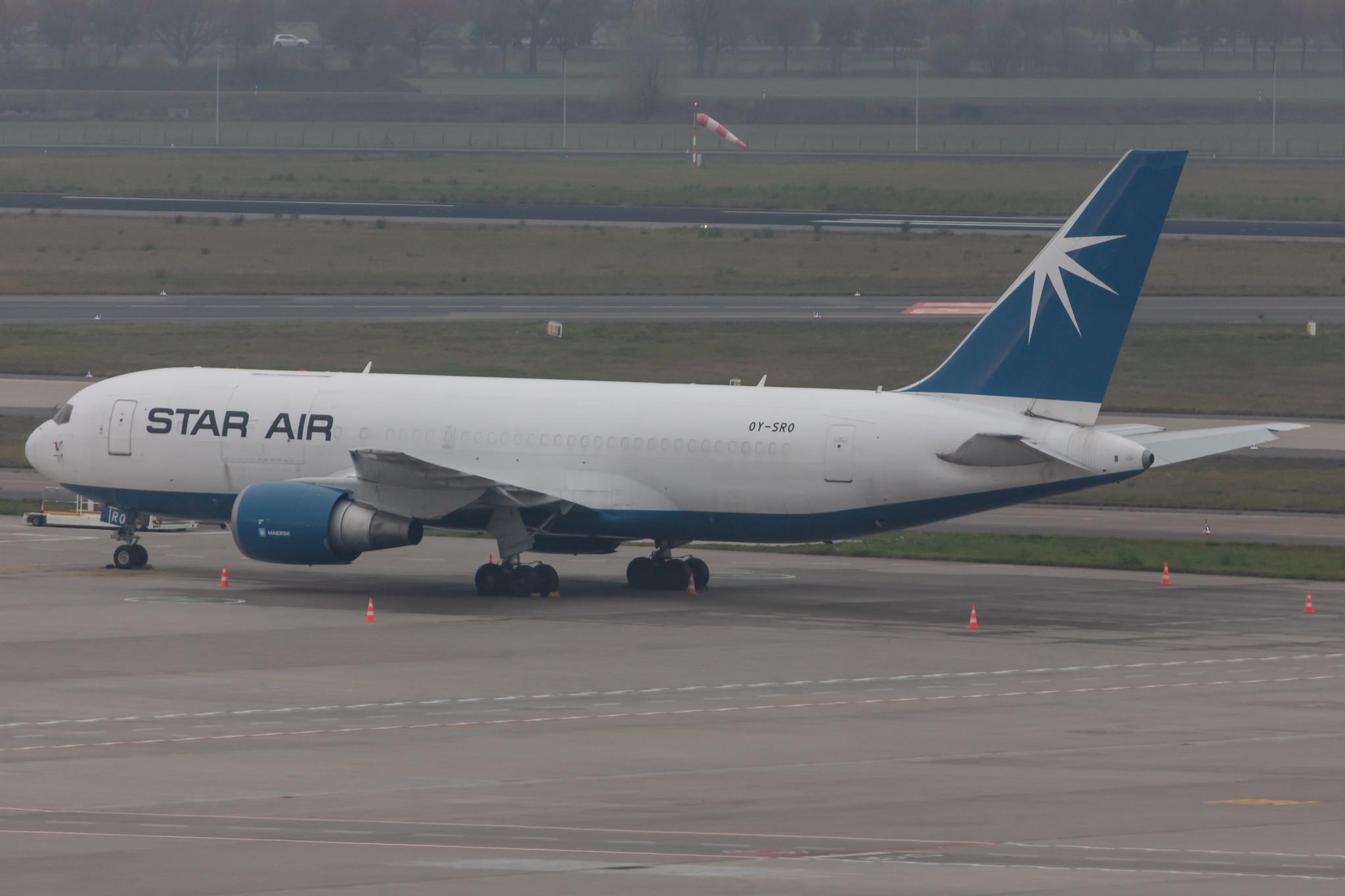 Flughafen Berlin Brandenburg: Star Air (DJ / SRR) |  Boeing 767-25E(BDSF) B762 | OY-SRO | MSN 27194