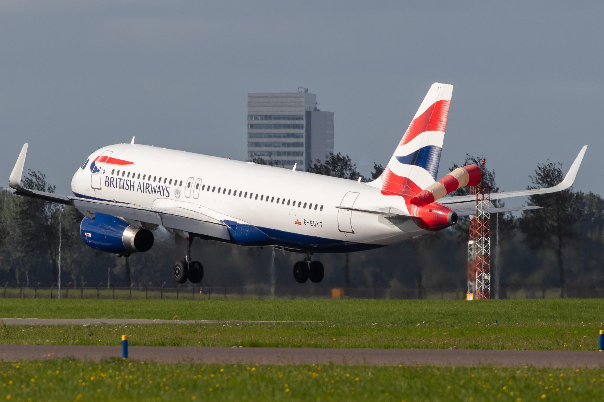 Amsterdam Airport Schiphol: British Airways (BA / BAW) |  Airbus A320-232 A320 | G-EUYT | MSN 5985