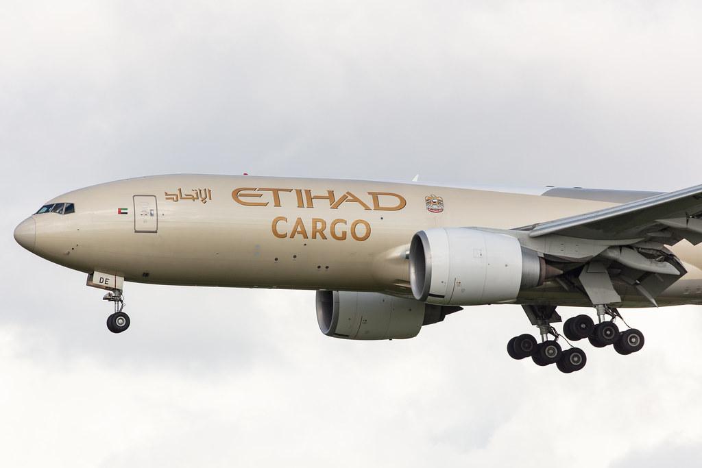 Amsterdam Airport Schiphol: Etihad Cargo (EY / ETD) | Operator: Etihad Airways |  Boeing 777-FFX B77L | A6-DDE | MSN 62745