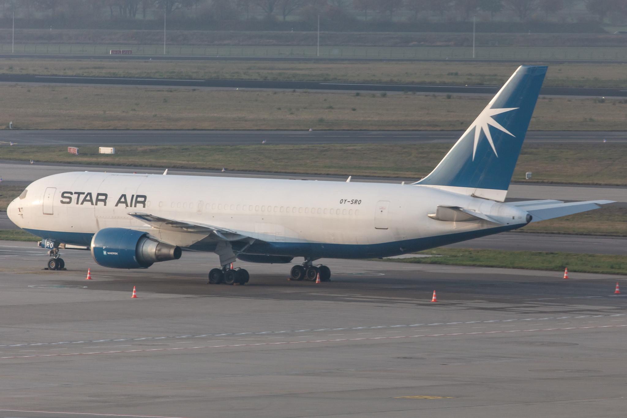 Flughafen Berlin Brandenburg: Star Air (DJ / SRR) |  Boeing 767-25E(BDSF) B762 | OY-SRO | MSN 27194