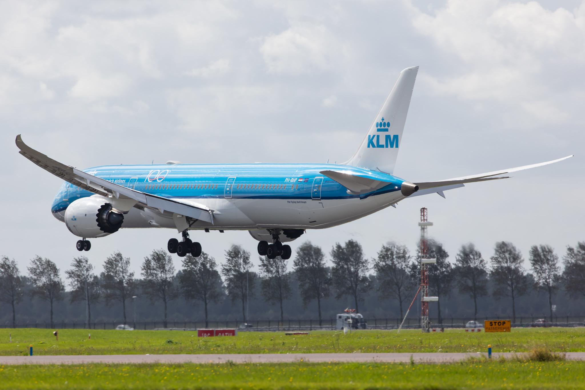 Amsterdam Airport Schiphol: KLM (KL / KLM) |  Boeing 787-9 Dreamliner B789 | PH-BHP | MSN 42506
