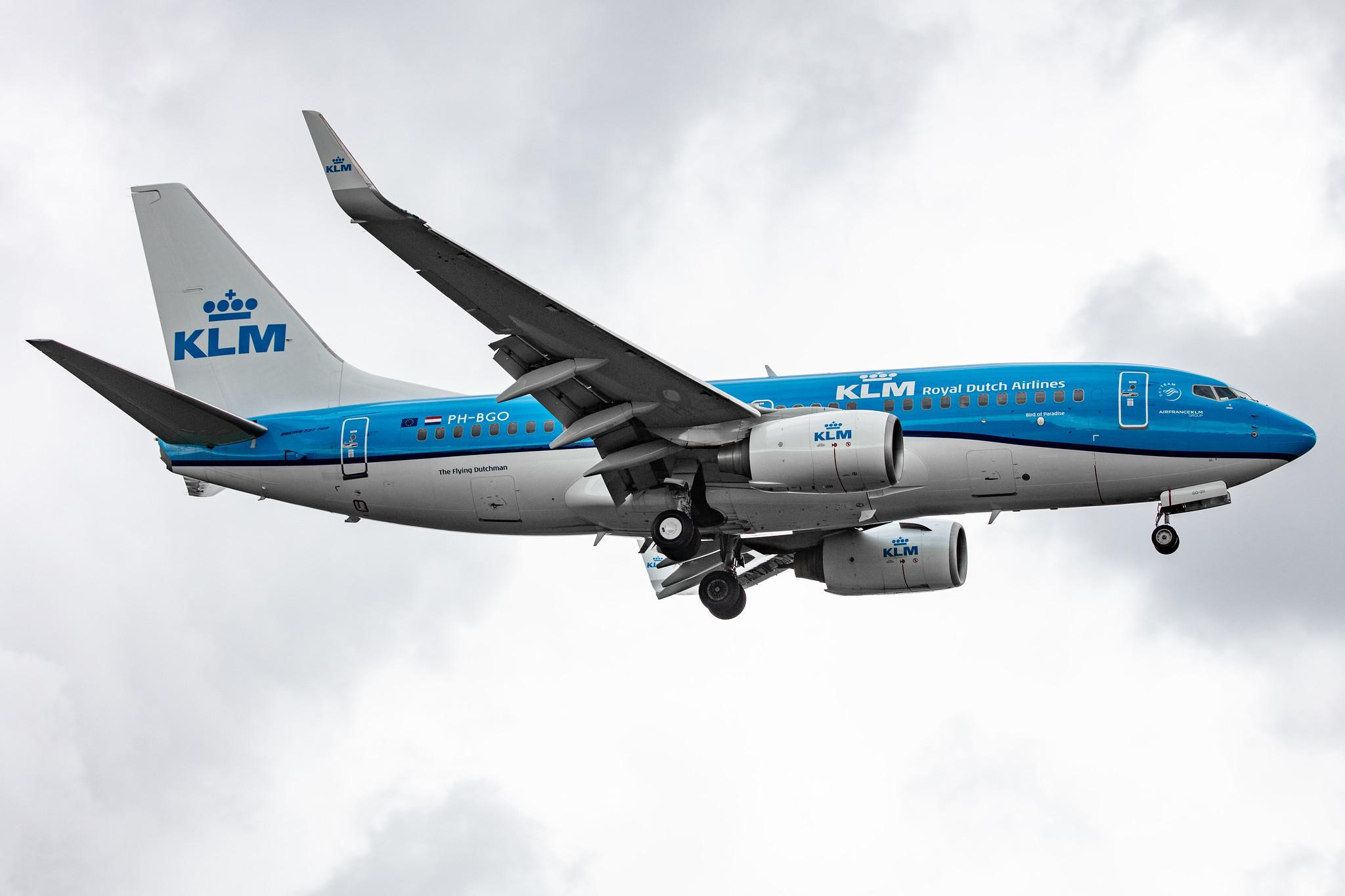 Amsterdam Airport Schiphol: KLM (KL / KLM) |  Boeing 737-7K2 B737 | PH-BGO | MSN 38126