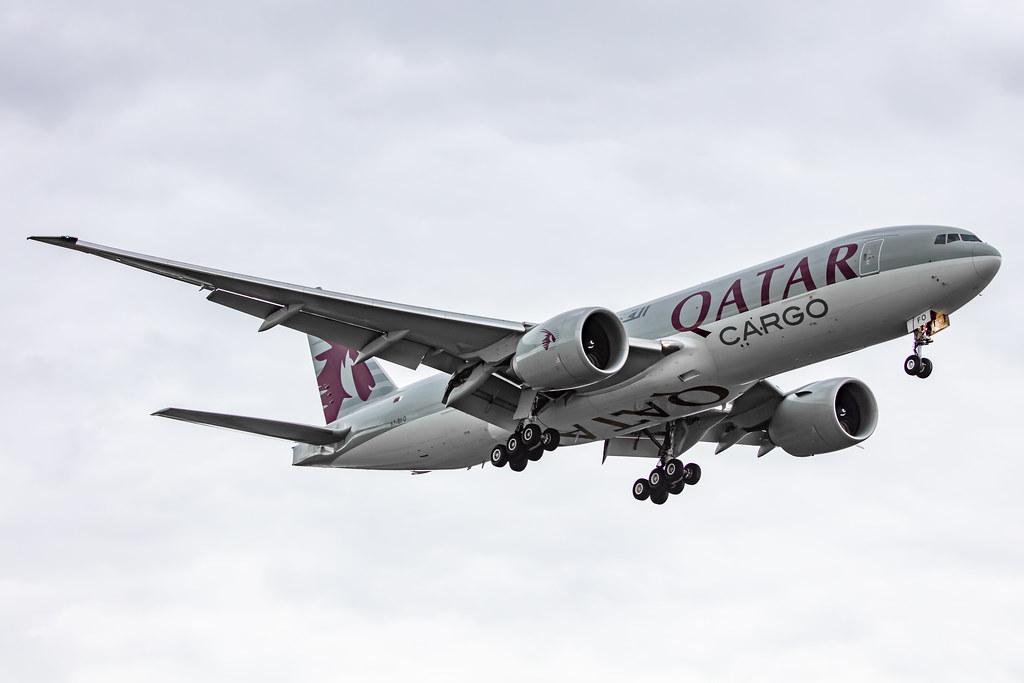 Amsterdam Airport Schiphol: Qatar Cargo (QR / QTR) | Operator: Qatar Airways |  Boeing 777-FDZ B77L | A7-BFO | MSN 62772