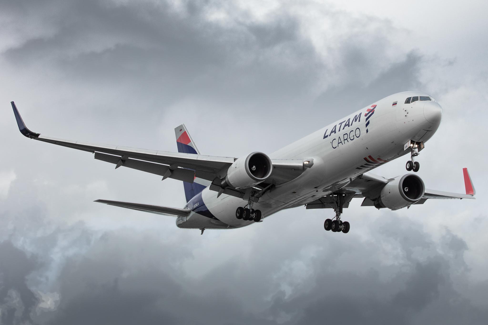 Amsterdam Airport Schiphol: LATAM Cargo (UC / LCO) | Operator: LATAM Cargo Colombia |  Boeing 767-316F(ER) B763 | N536LA | MSN 32573