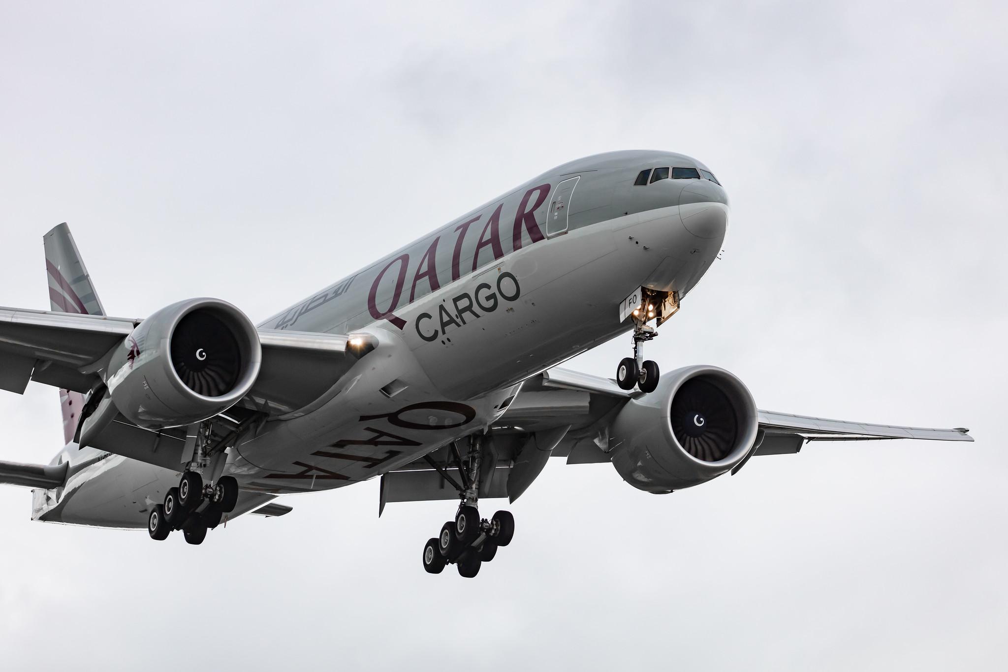 Amsterdam Airport Schiphol: Qatar Cargo (QR / QTR) | Operator: Qatar Airways |  Boeing 777-FDZ B77L | A7-BFO | MSN 62772