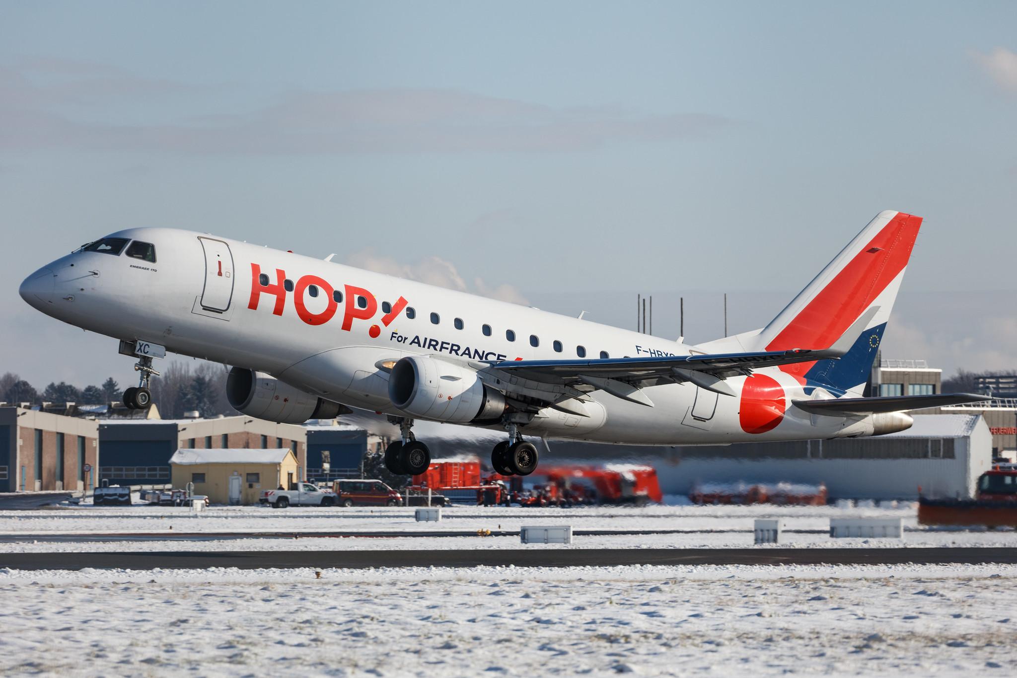 Hamburg Airport: Air France (AF / AFR) | Operator: Air France Hop |  Embraer E170STD E170 | F-HBXC | MSN 17000263