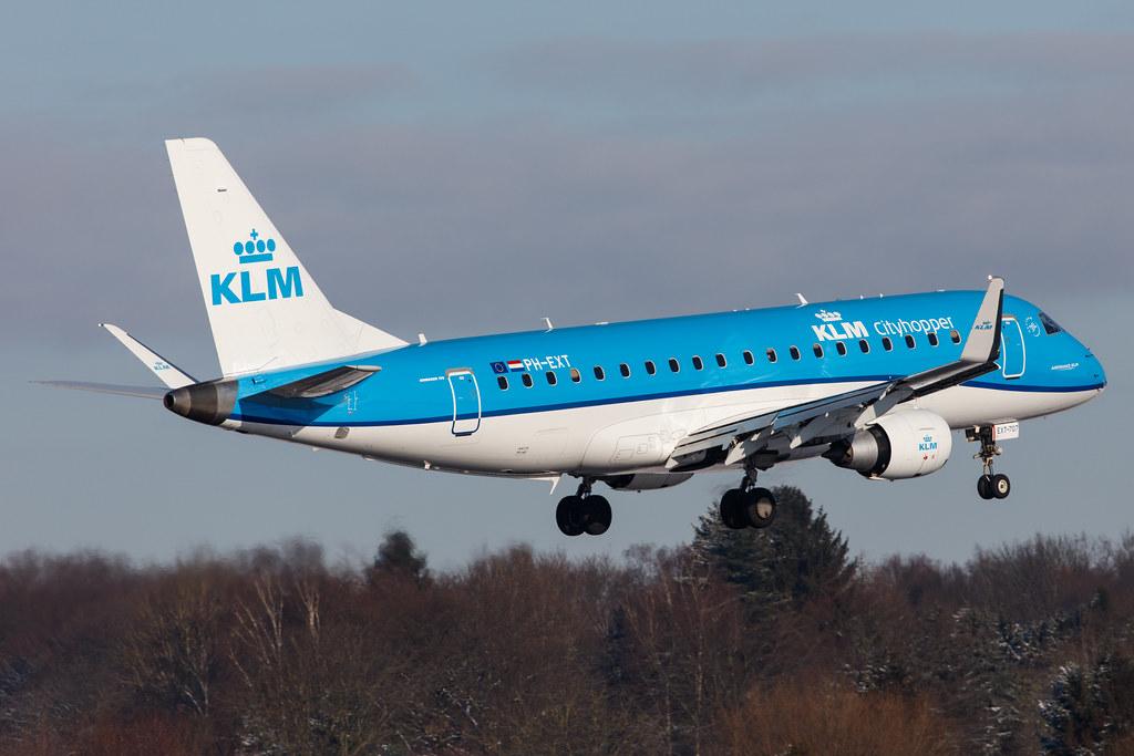 Hamburg Airport: KLM (KL / KLM) | Operator: KLM Cityhopper |  Embraer E175STD E75L | PH-EXT | MSN 17000707