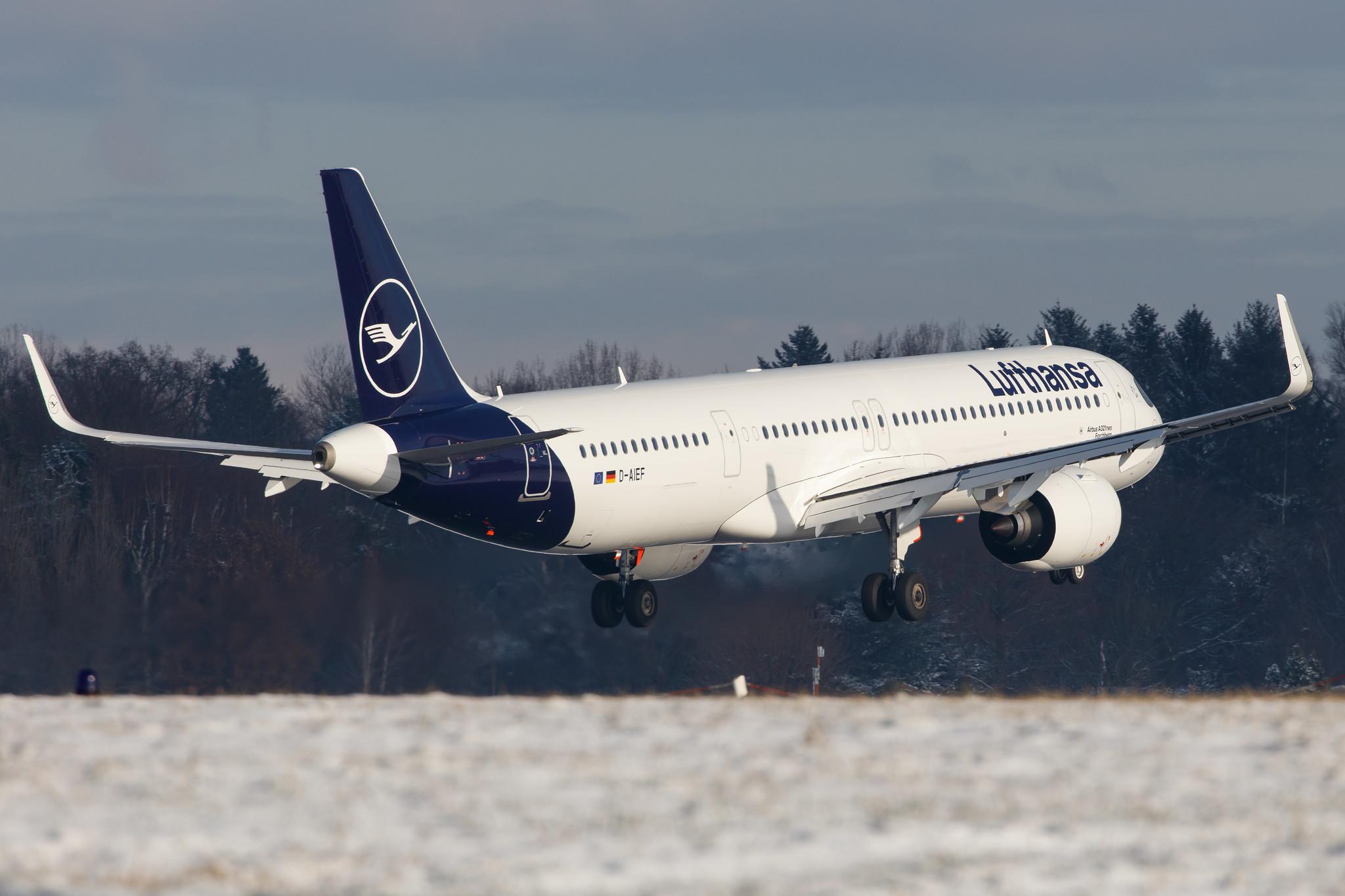 Hamburg Airport: Lufthansa (LH / DLH) |  Airbus A321-271NX A21N | D-AIEF | MSN 10010