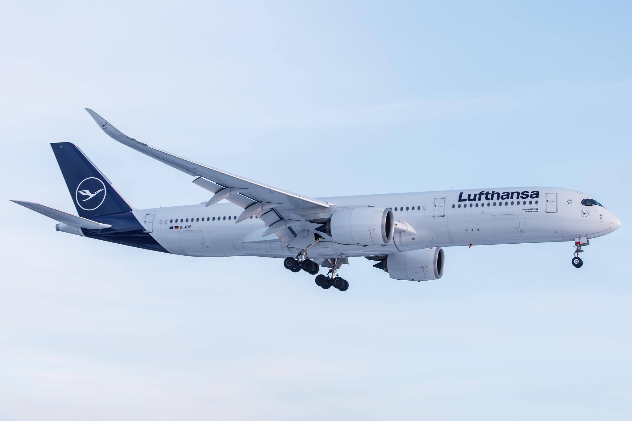 Hamburg Airport: Lufthansa (LH / DLH) |  Airbus A350-941 A359 | D-AIXP | MSN 390