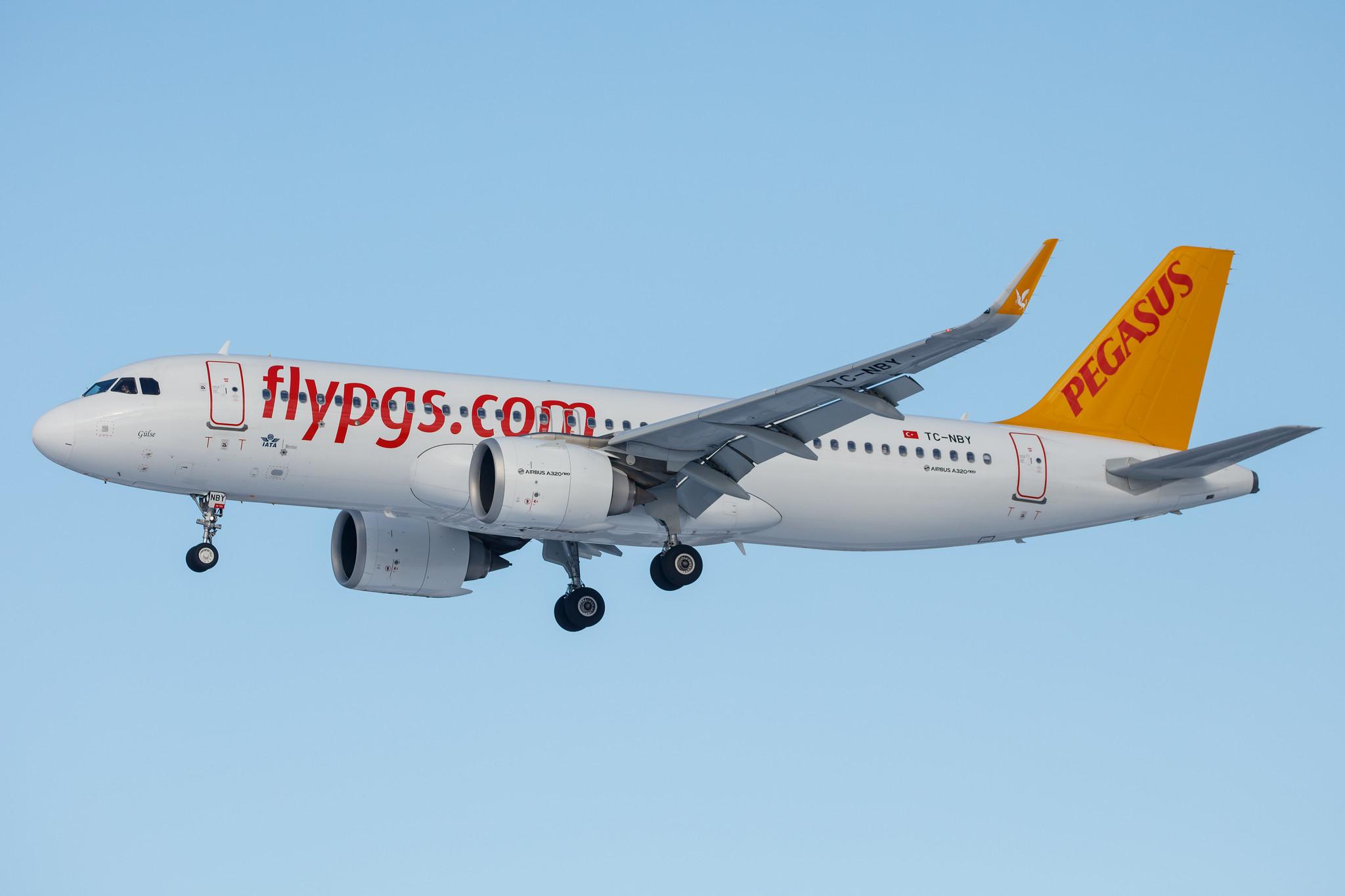 Hamburg Airport: Pegasus (PC / PGT) | Operator: Pegasus Airlines |  Airbus A320-251N A20N | TC-NBY | MSN 08292