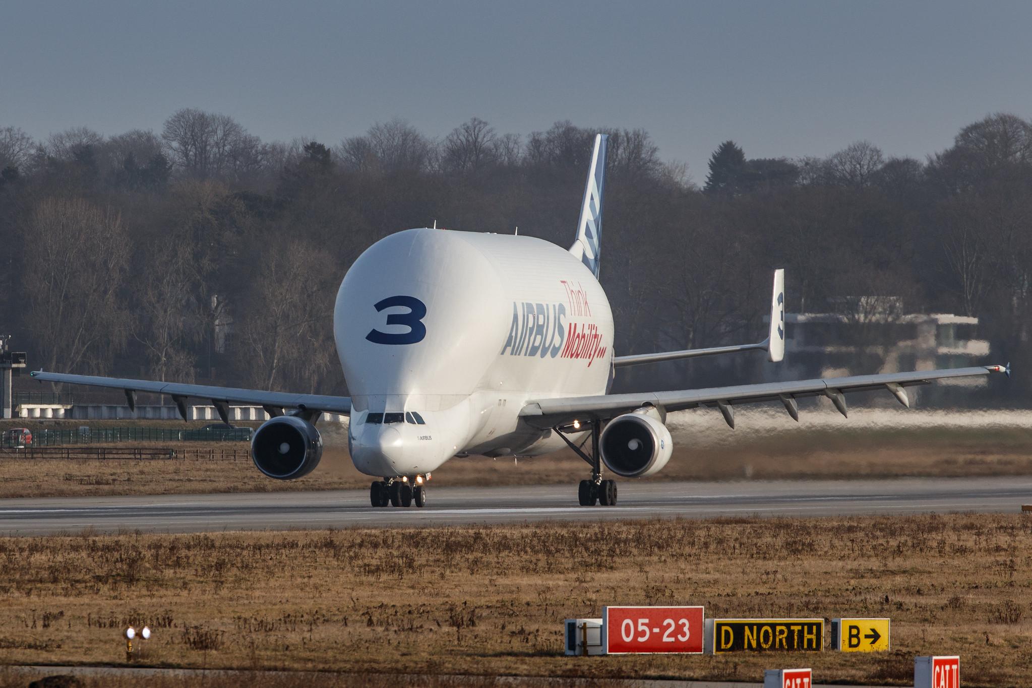 Hamburg Finkenwerder: Airbus Transport International (4Y / BGA) |  Airbus A300-608ST Beluga A3ST | F-GSTC | MSN 765