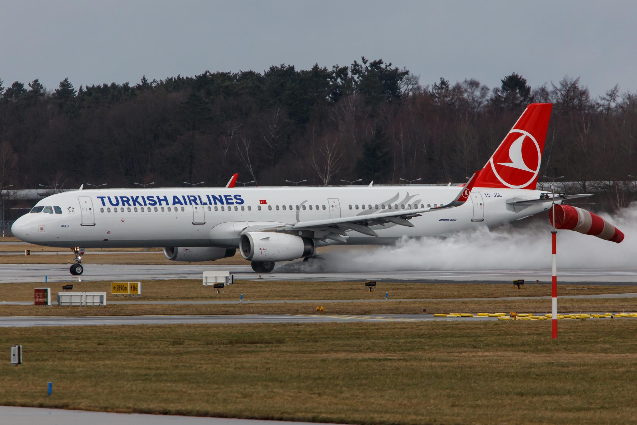 Hamburg Airport: Turkish Airlines (TK / THY) |  Airbus A321-231 A321 | TC-JSL | MSN 5667