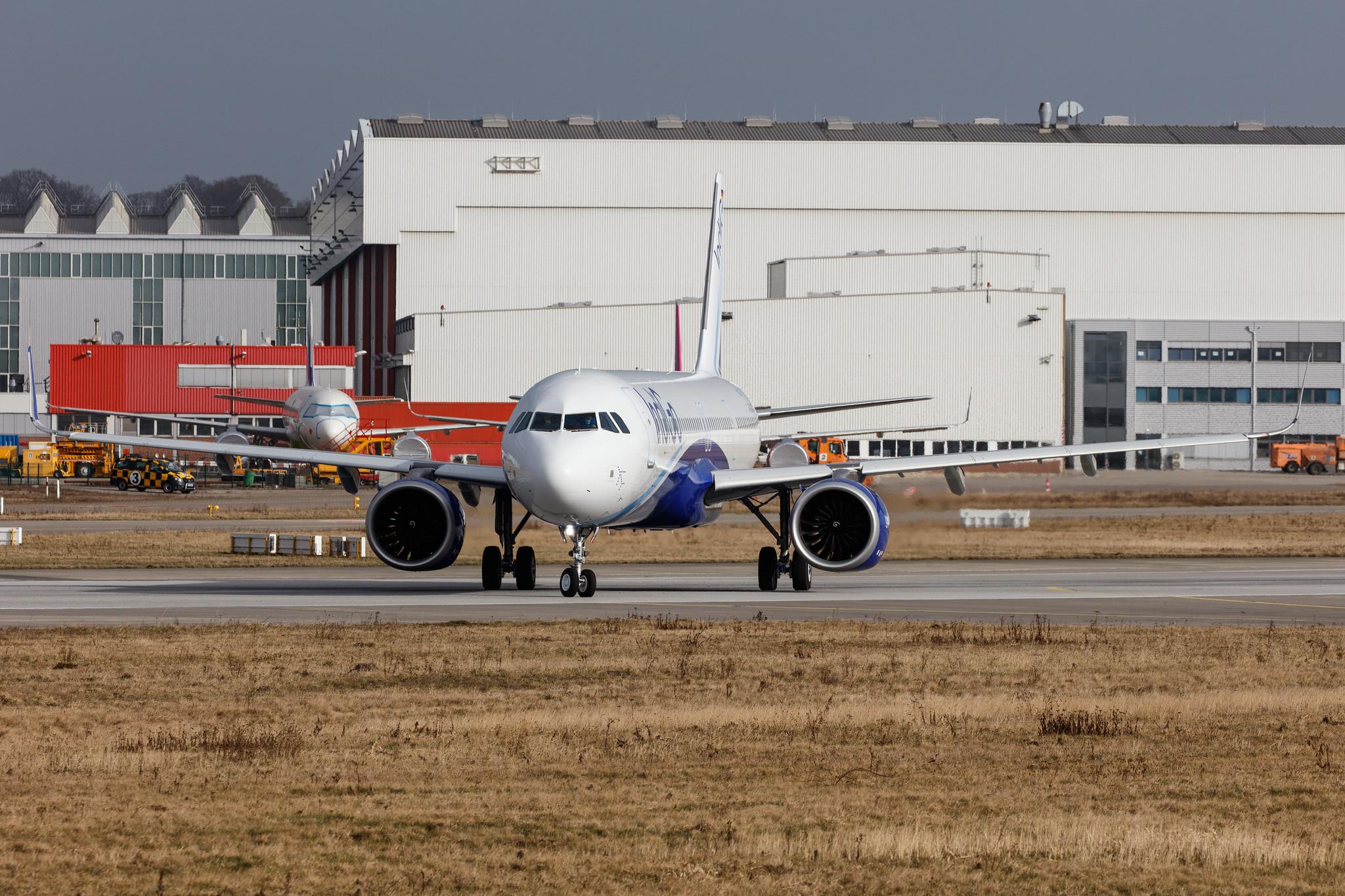 Hamburg Finkenwerder: IndiGo (6E / IGO) |  Airbus A321-251NX A21N | D-AZAN | MSN 10296