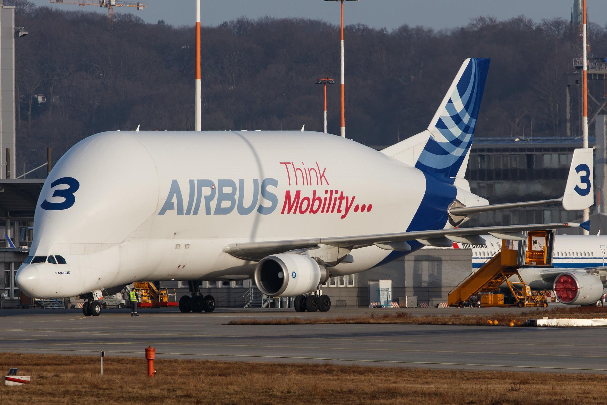 Hamburg Finkenwerder: Airbus Transport International (4Y / BGA) |  Airbus A300-608ST Beluga A3ST | F-GSTC | MSN 765