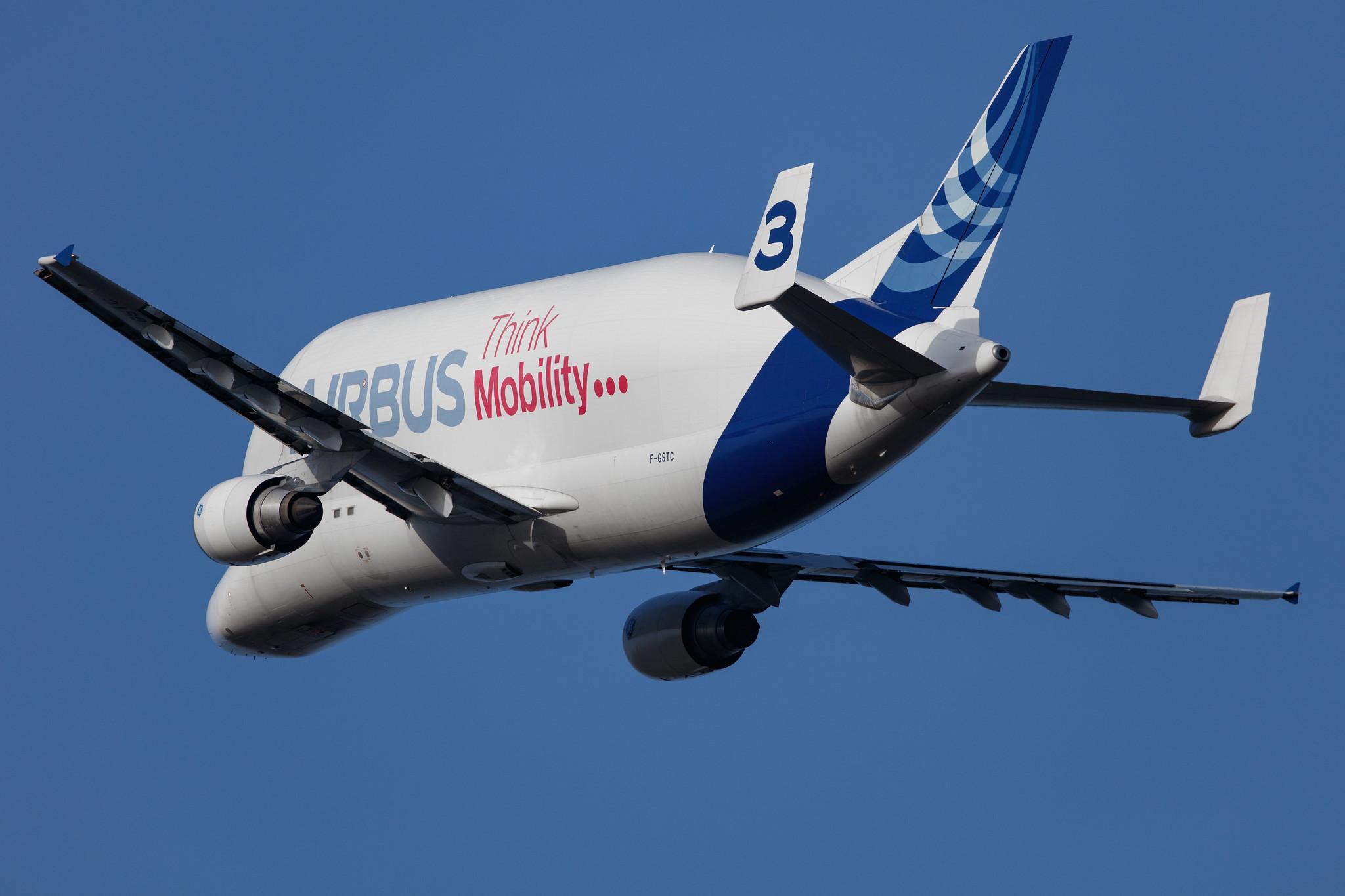 Hamburg Finkenwerder: Airbus Transport International (4Y / BGA) |  Airbus A300-608ST Beluga A3ST | F-GSTC | MSN 765