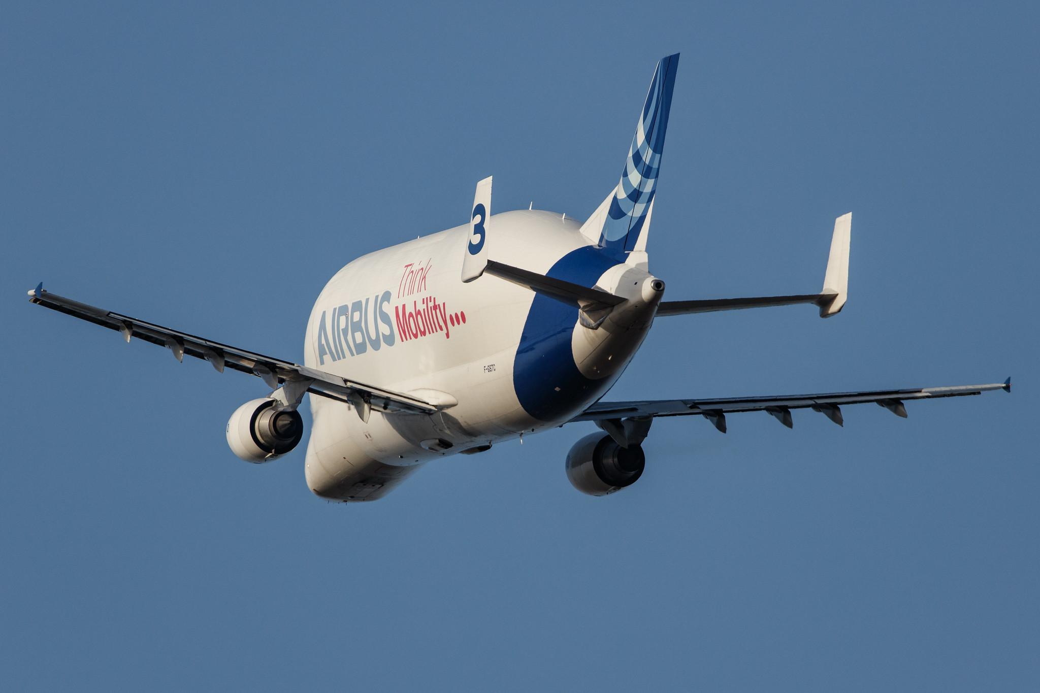 Hamburg Finkenwerder: Airbus Transport International (4Y / BGA) |  Airbus A300-608ST Beluga A3ST | F-GSTC | MSN 765