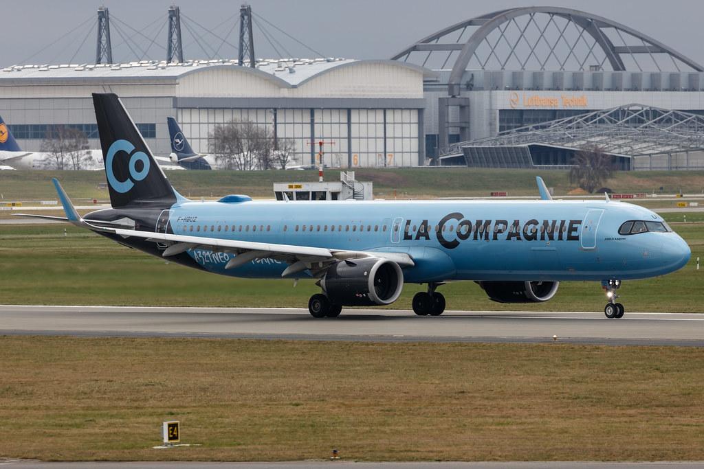 Hamburg Airport: La Compagnie (B0 / DJT) |  Airbus A321-251NX A21N | F-HBUZ | MSN 8866