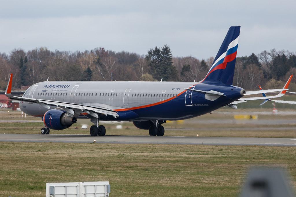 Hamburg Airport: Aeroflot (SU / AFL) |  Airbus A321-211 A321 | VP-BAV | MSN 7037