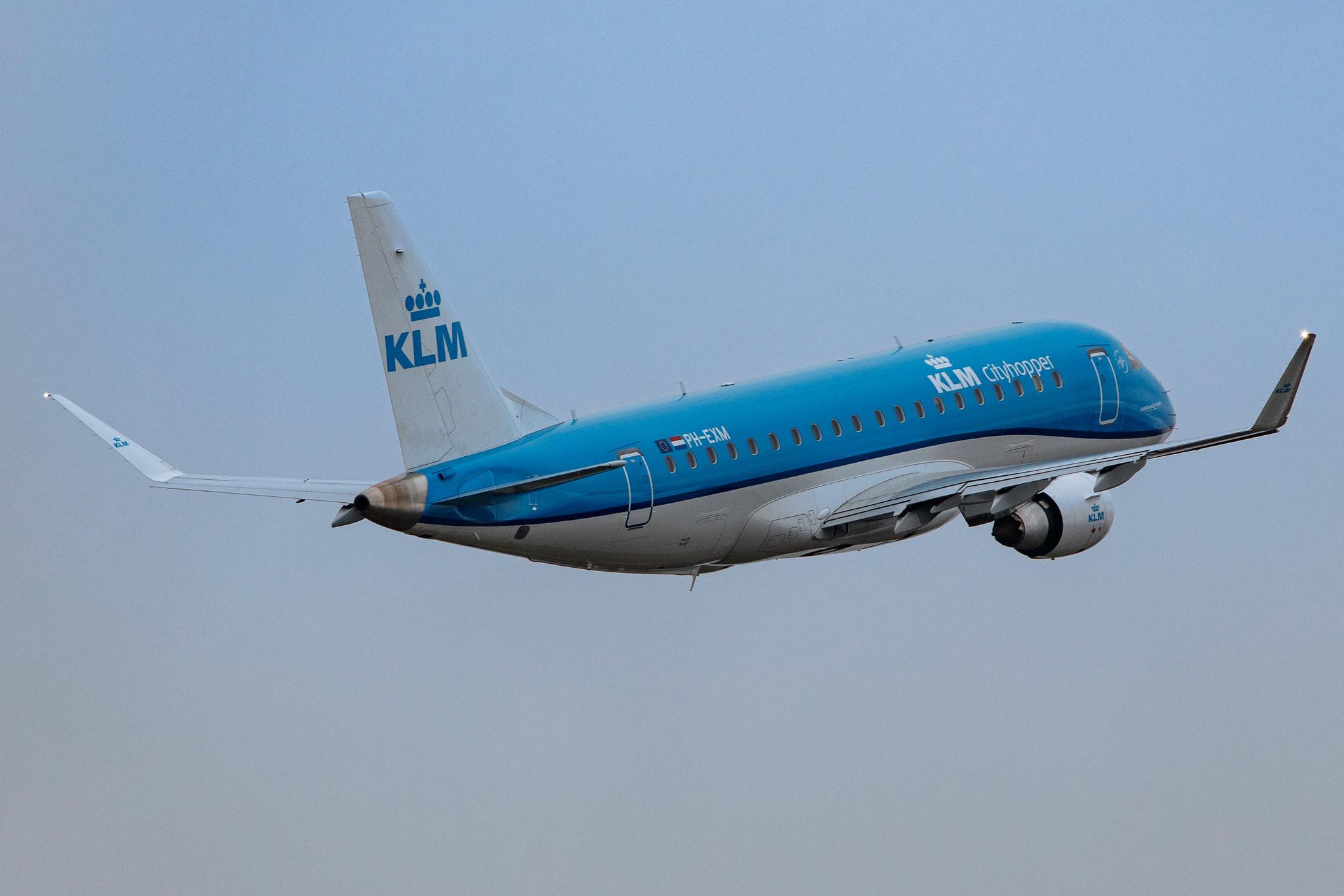 Hamburg Airport: KLM (KL / KLM) | Operator: KLM Cityhopper |  Embraer E175STD E75L | PH-EXM | MSN 17000639