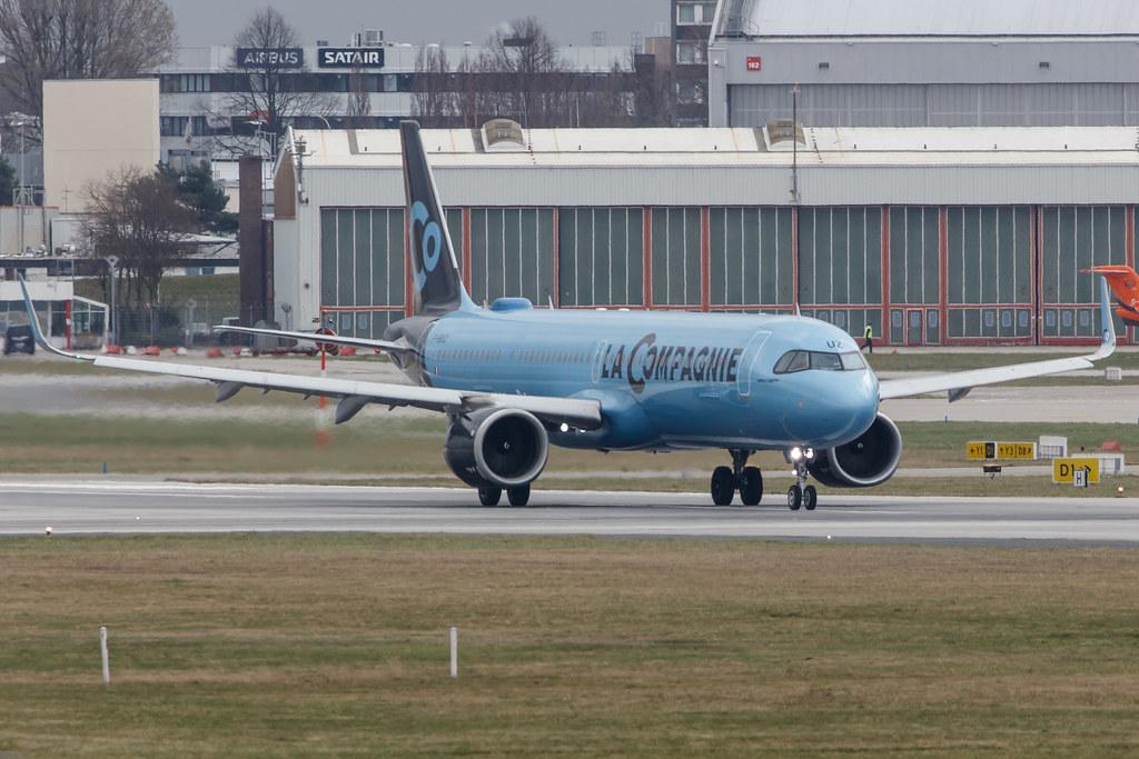 Hamburg Airport: La Compagnie (B0 / DJT) |  Airbus A321-251NX A21N | F-HBUZ | MSN 8866