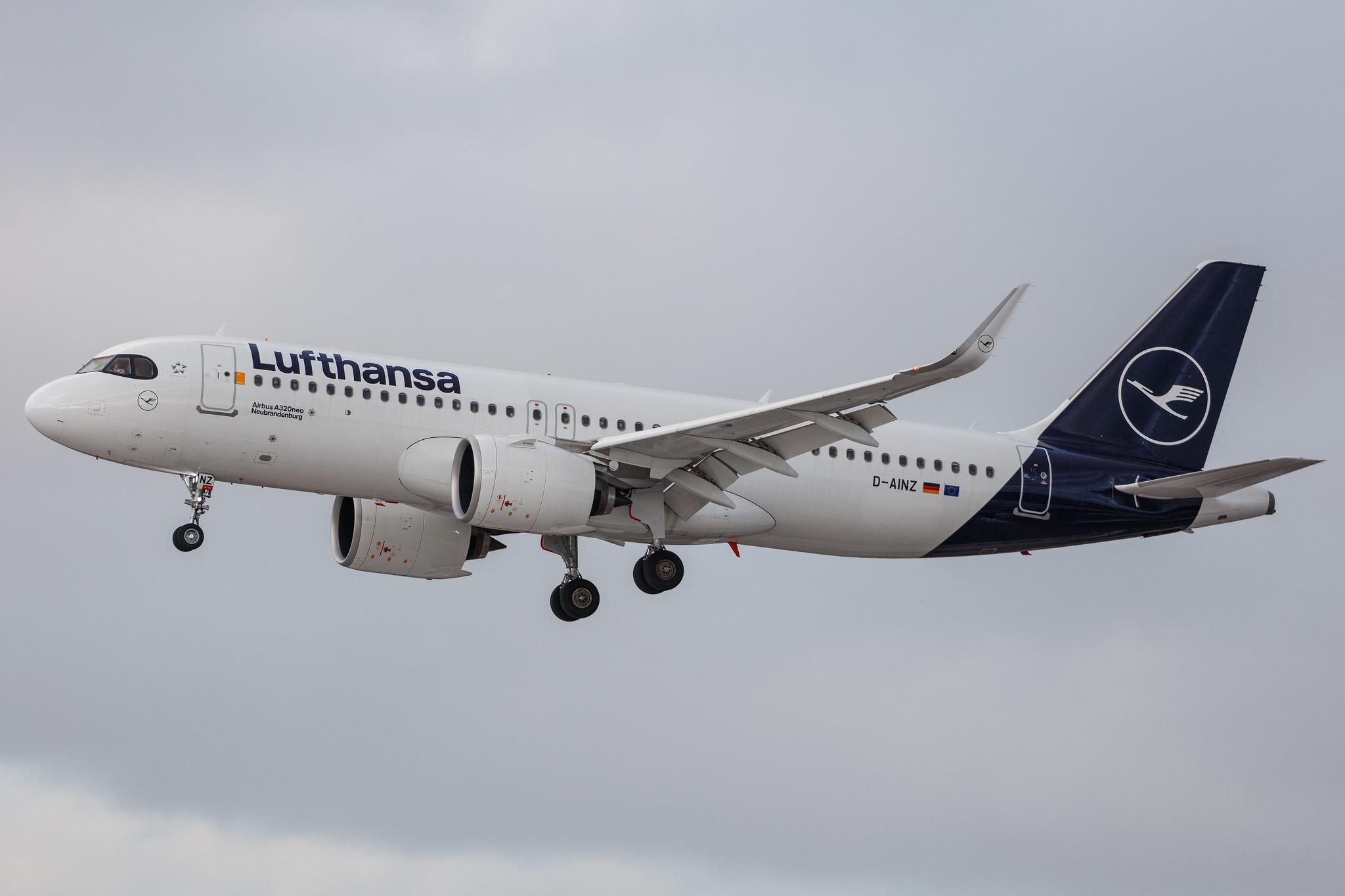 Hamburg Airport: Lufthansa (LH / DLH) |  Airbus A320-271N A20N | D-AINZ | MSN 9442