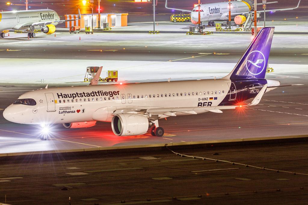 Hamburg Airport: Lufthansa (LH / DLH) | Livery: Hauptstadtflieger-Livery |  Airbus A320-271N A20N | D-AINZ | MSN 9442