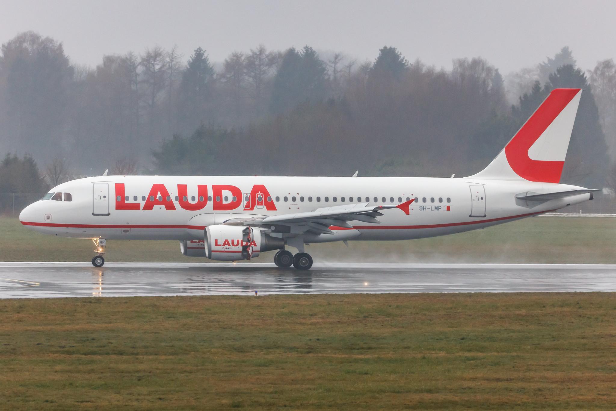 Hamburg Airport: Lauda Europe (LW / LDA) |  Airbus A320-214 A320 | 9H-LMP | MSN 03616