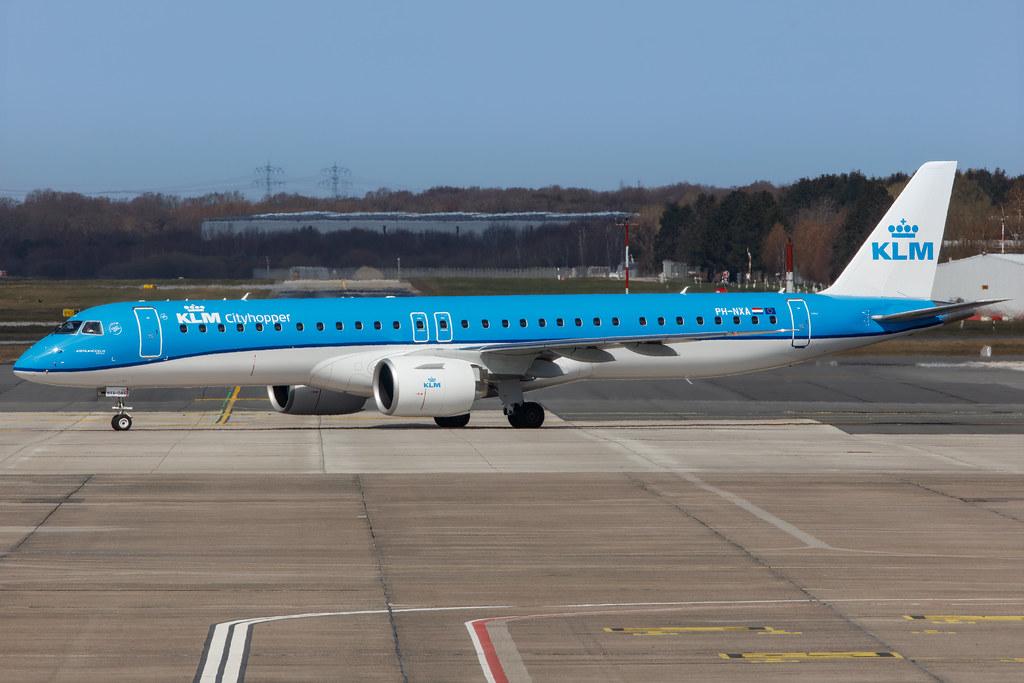 Hamburg Airport: KLM (KL / KLM) | Operator: KLM Cityhopper |  Embraer E195-E2 E295 | PH-NXA | MSN 19020045