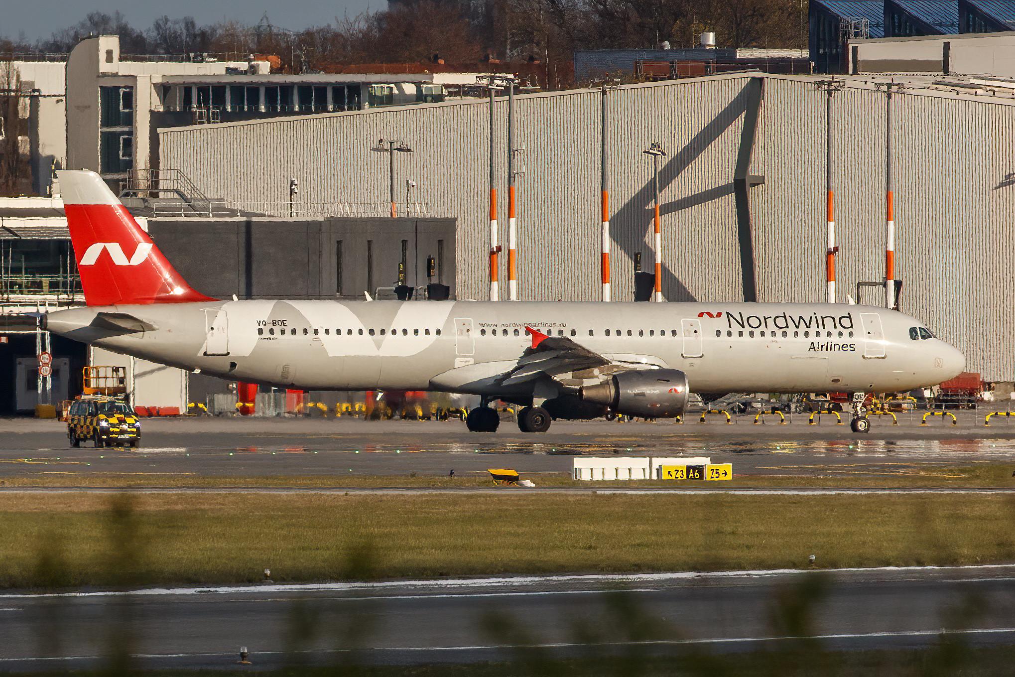 Hamburg Airport: Nordwind Airlines (N4 / NWS) |  Airbus A321-211 A321 | VQ-BOE | MSN 1219