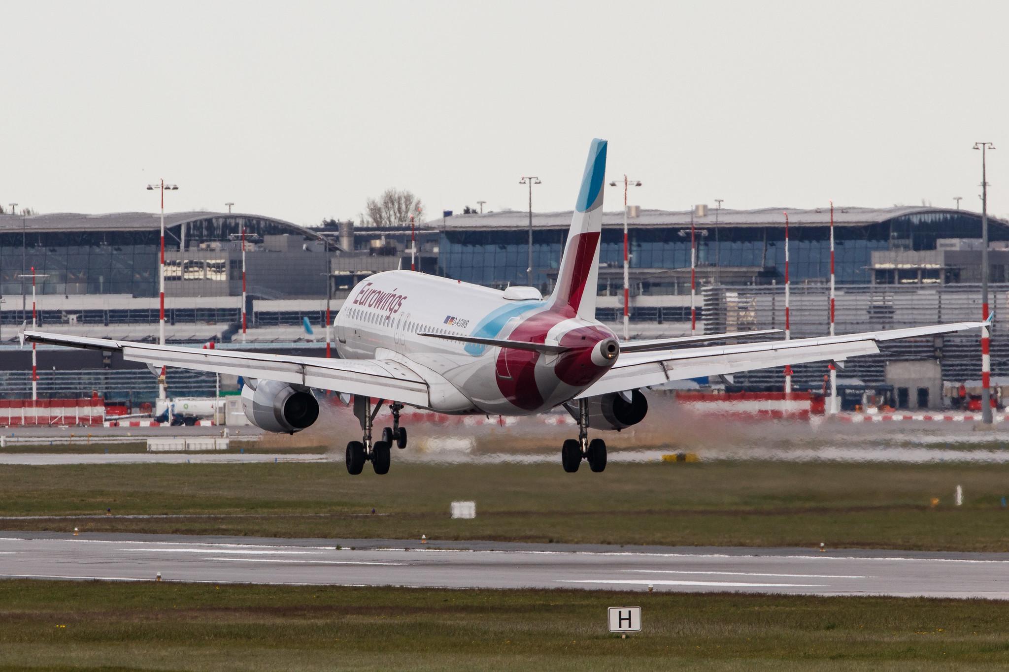 Hamburg Airport: Eurowings (EW / EWG) |  Airbus A319-132 A319 | D-AGWB | MSN 2833